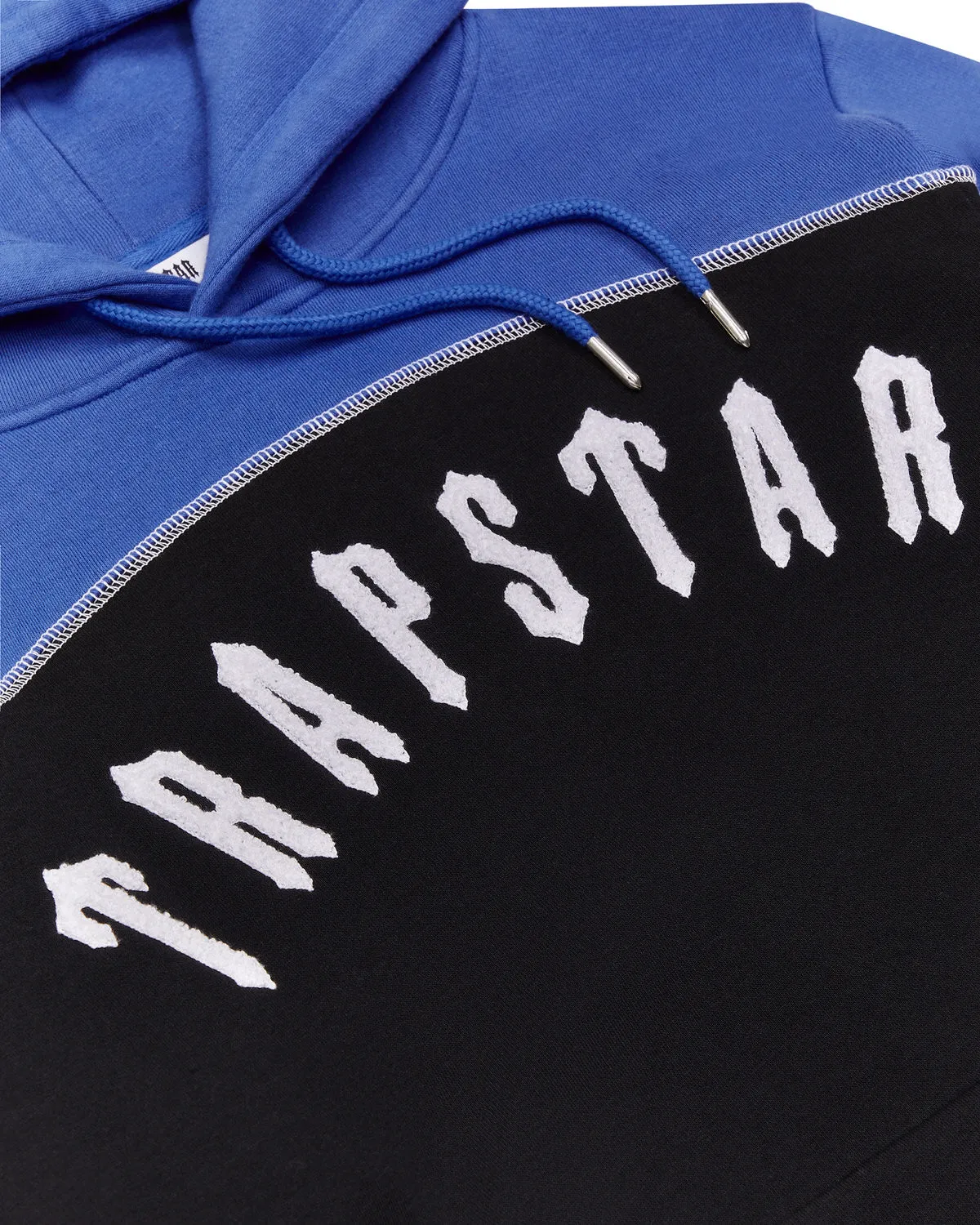 Irongate Chenille Arch Hooded Tracksuit - Black/Blue sold by Trapstar London product image thumbnail 2