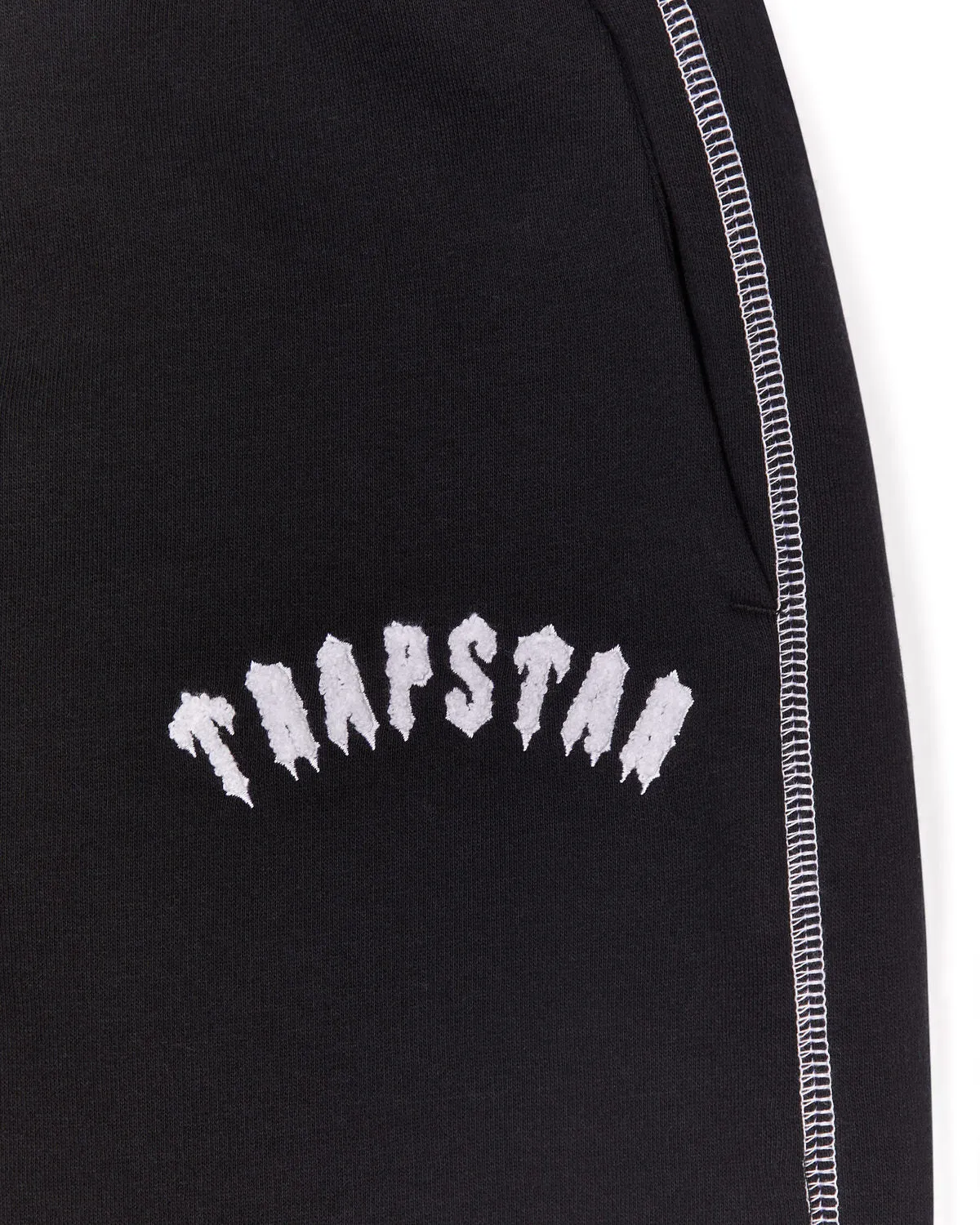 Irongate Chenille Arch Hooded Tracksuit - Black/Blue sold by Trapstar London product image thumbnail 4