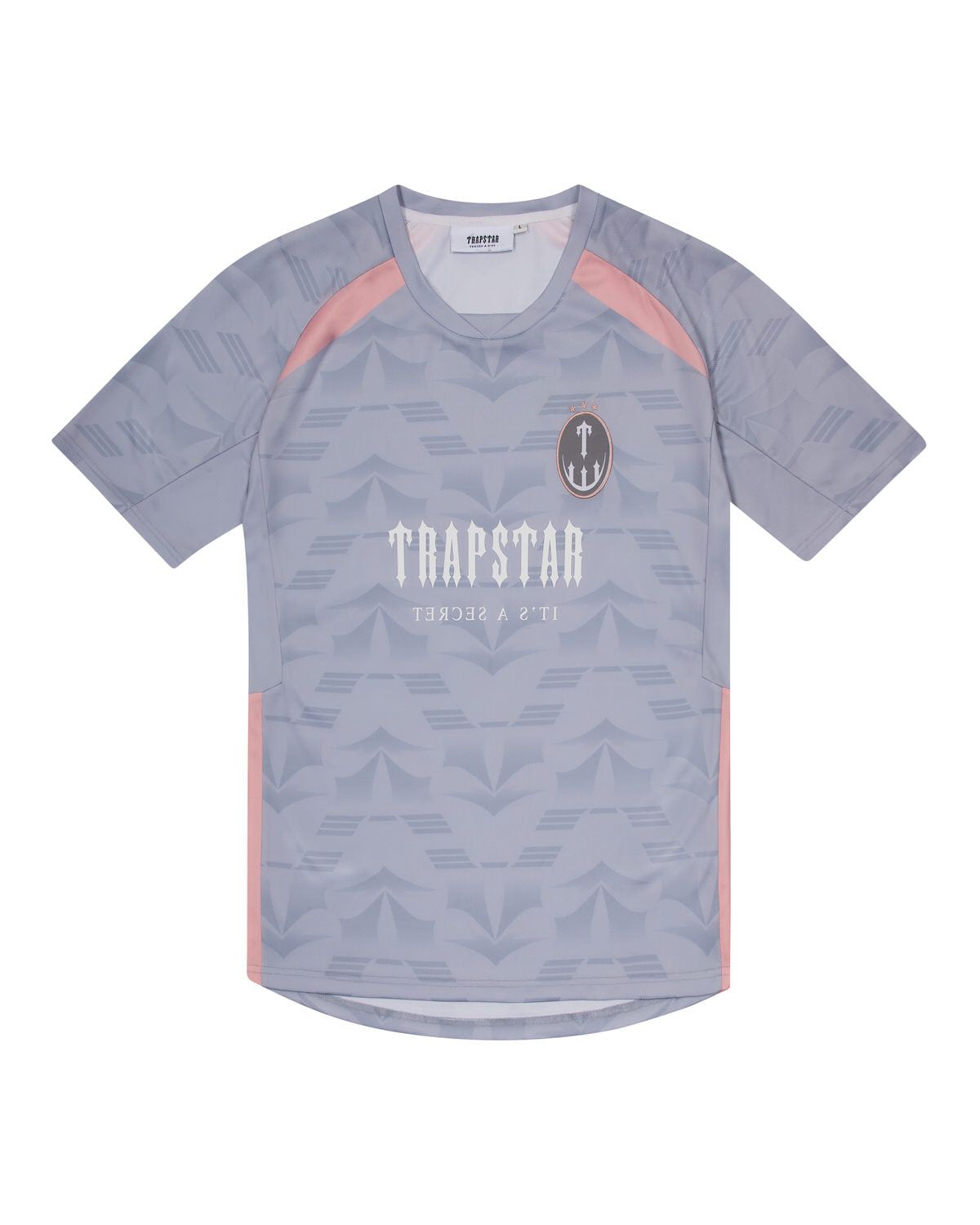 Irongate Football Jersey - Grey/Pink sold by Trapstar London