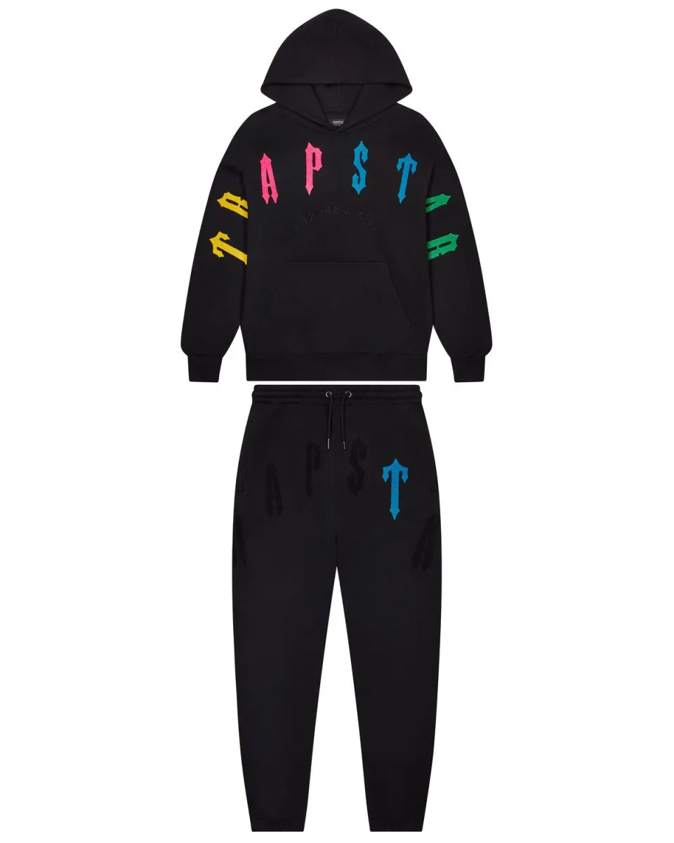 Irongate Arch Chenille 2.0 Tracksuit - Black/Candy | Parallel