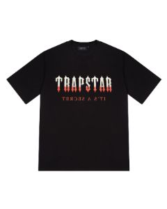 Tシャツ・カットソー Trapstar London Arch Chenille Decoded 2.0 Tee Arch Chenille Decoded 2.0 Tee - Black/Red* | Parallel
