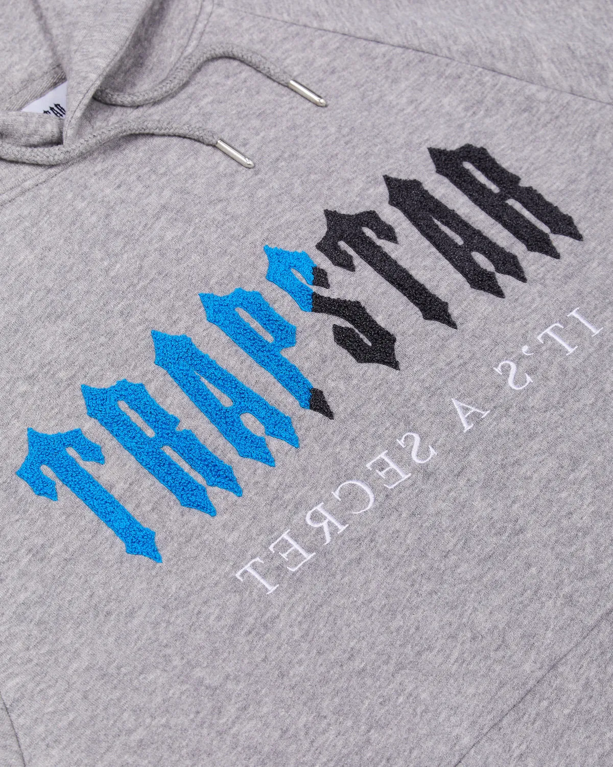 Decoded Chenille Hooded Tracksuit - Grey/Blue/Grey sold by Trapstar London product image thumbnail 2