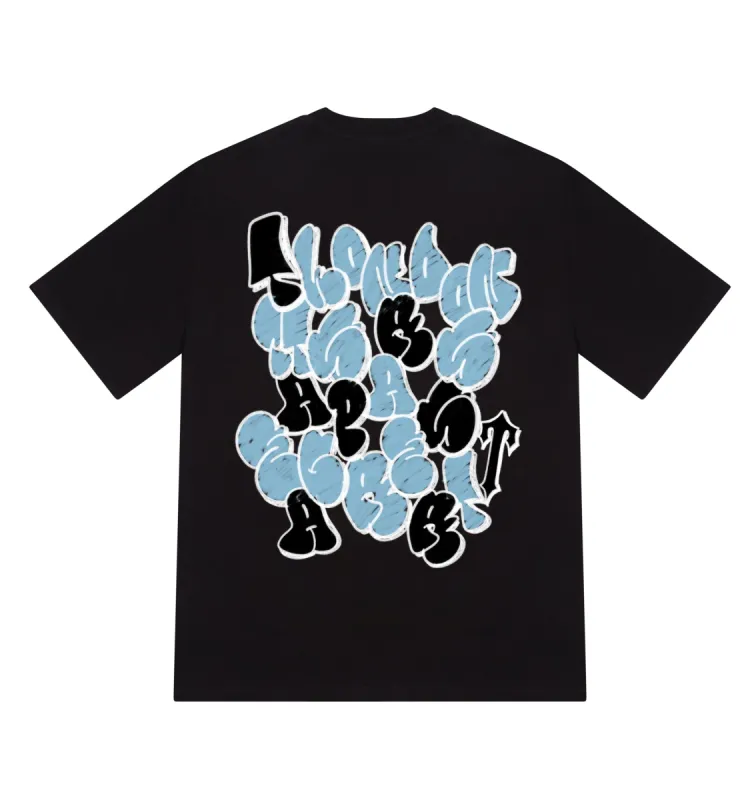 Wall to Wall Tee - Black sold by Trapstar London