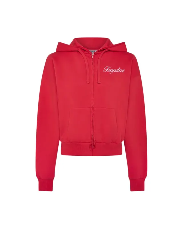 Women’s TS-Star Zip Up Track Top - Red sold by Trapstar London