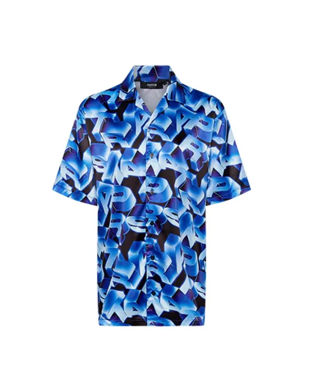 Trapstar 3D Chrome Shirt - Black made by Trapstar London