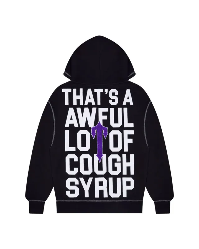 Trapstar x Cough Syrup Hoodie - Black* sold by Trapstar London