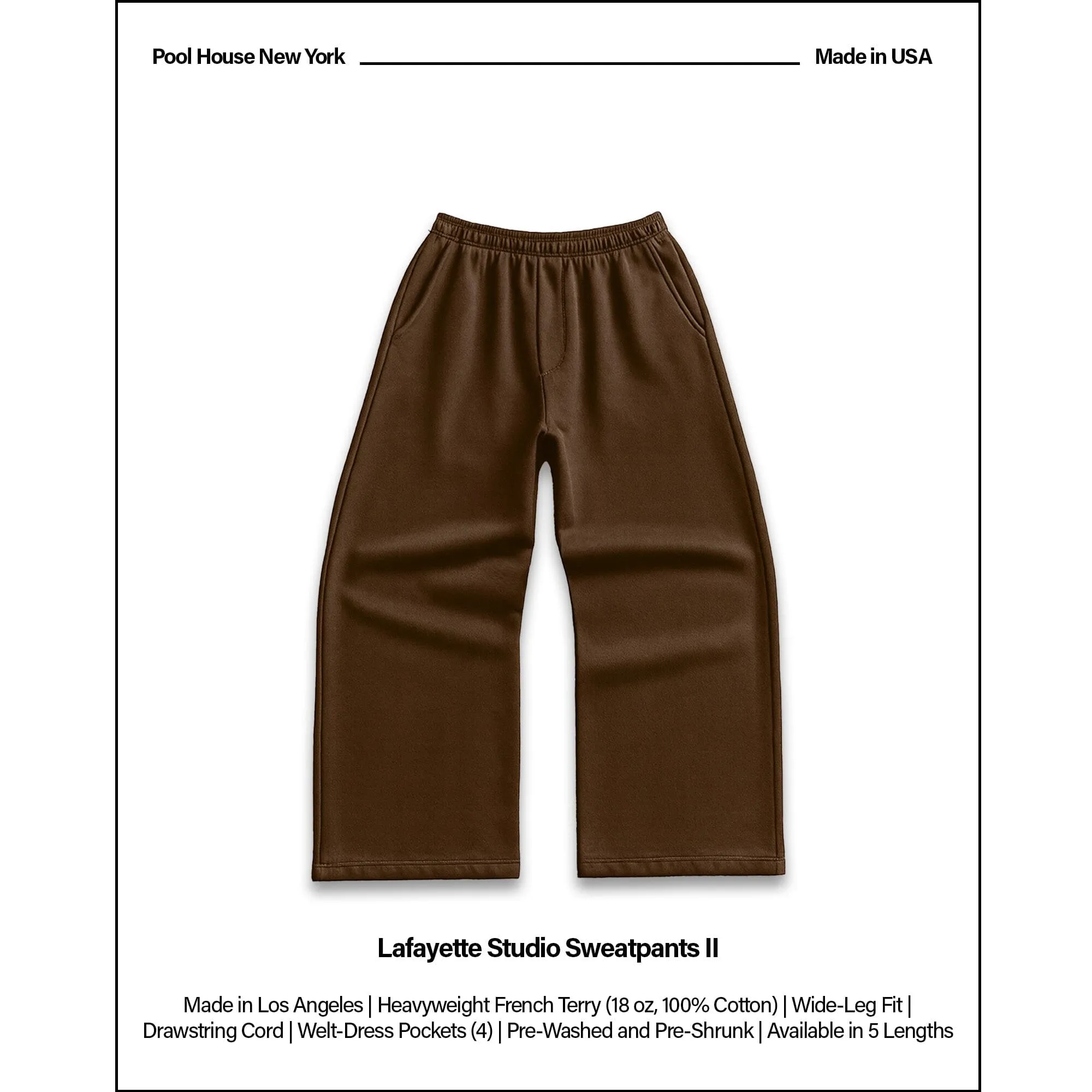 Lafayette Studio Pants II (Sweats) sold by Poolhousenewyork product image thumbnail 2