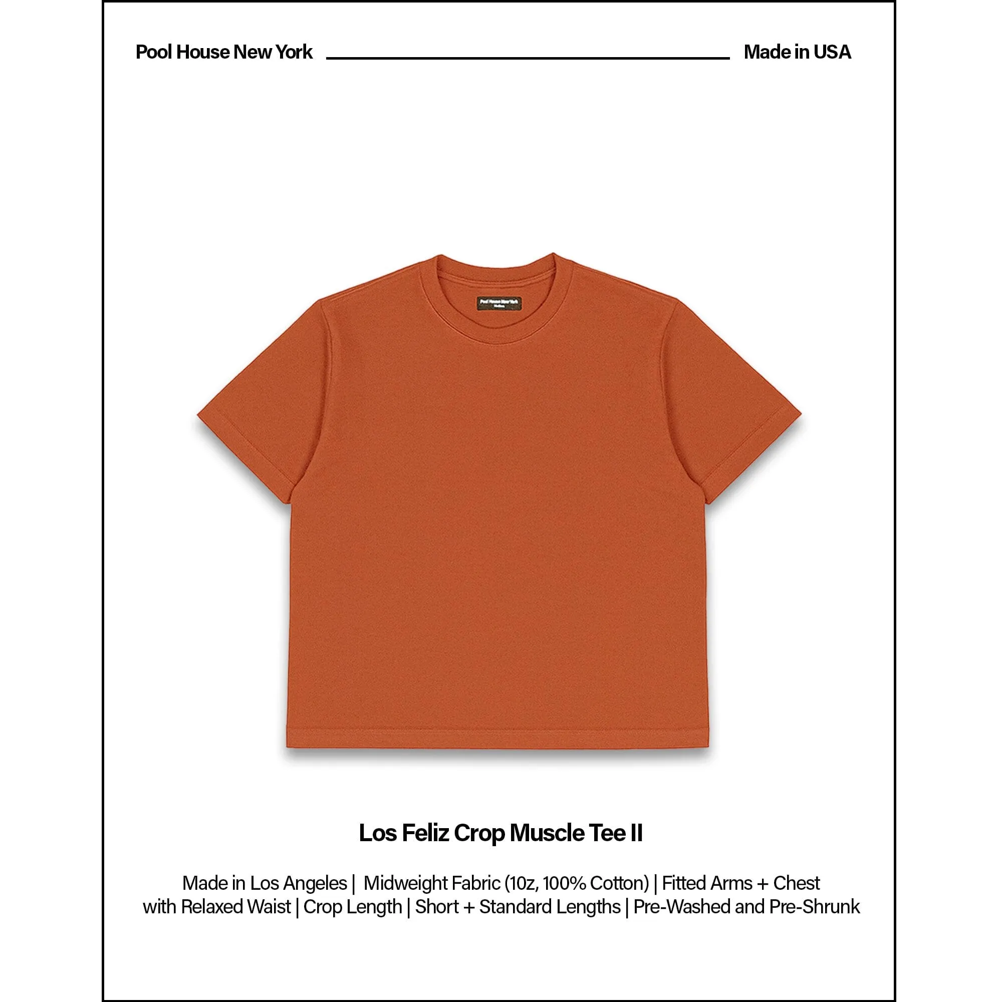 Los Feliz Crop Muscle Tee II sold by Poolhousenewyork product image thumbnail 2