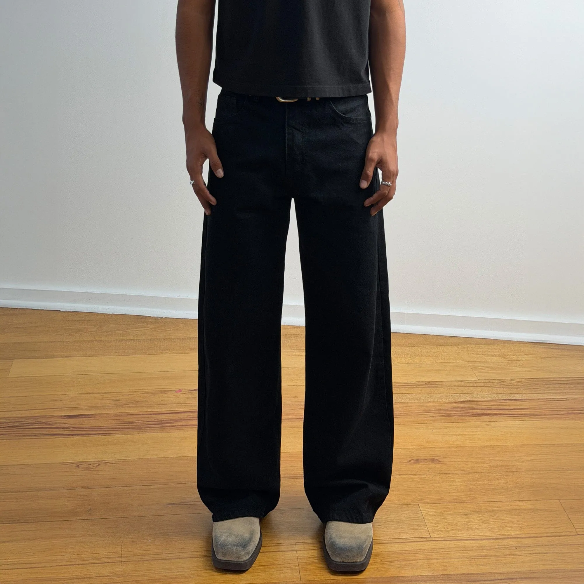 Tokyo Dad Jeans | Straight-Wide Leg sold by Poolhousenewyork product image thumbnail 4