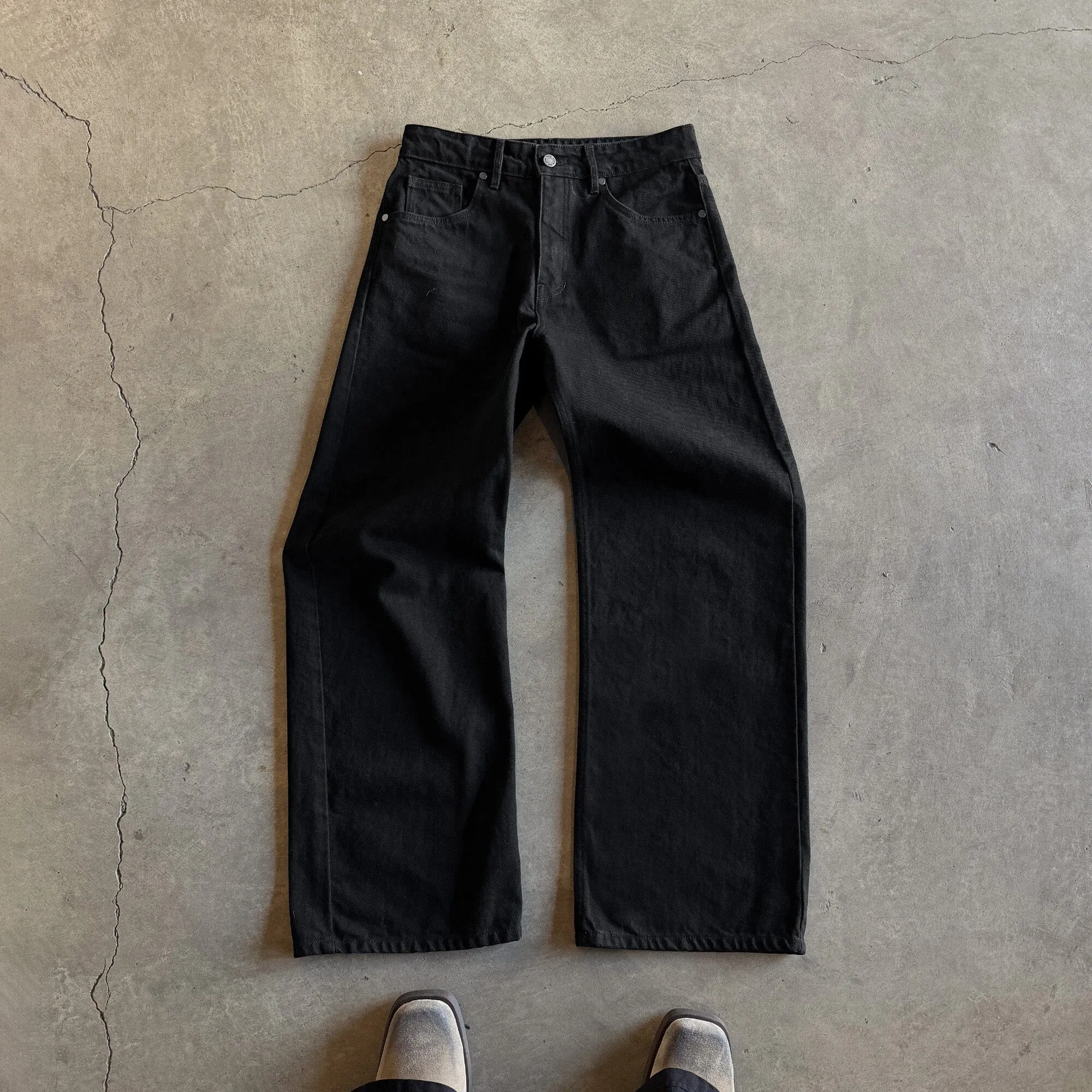 Tokyo Dad Jeans | Straight-Wide Leg sold by Poolhousenewyork product image thumbnail 3