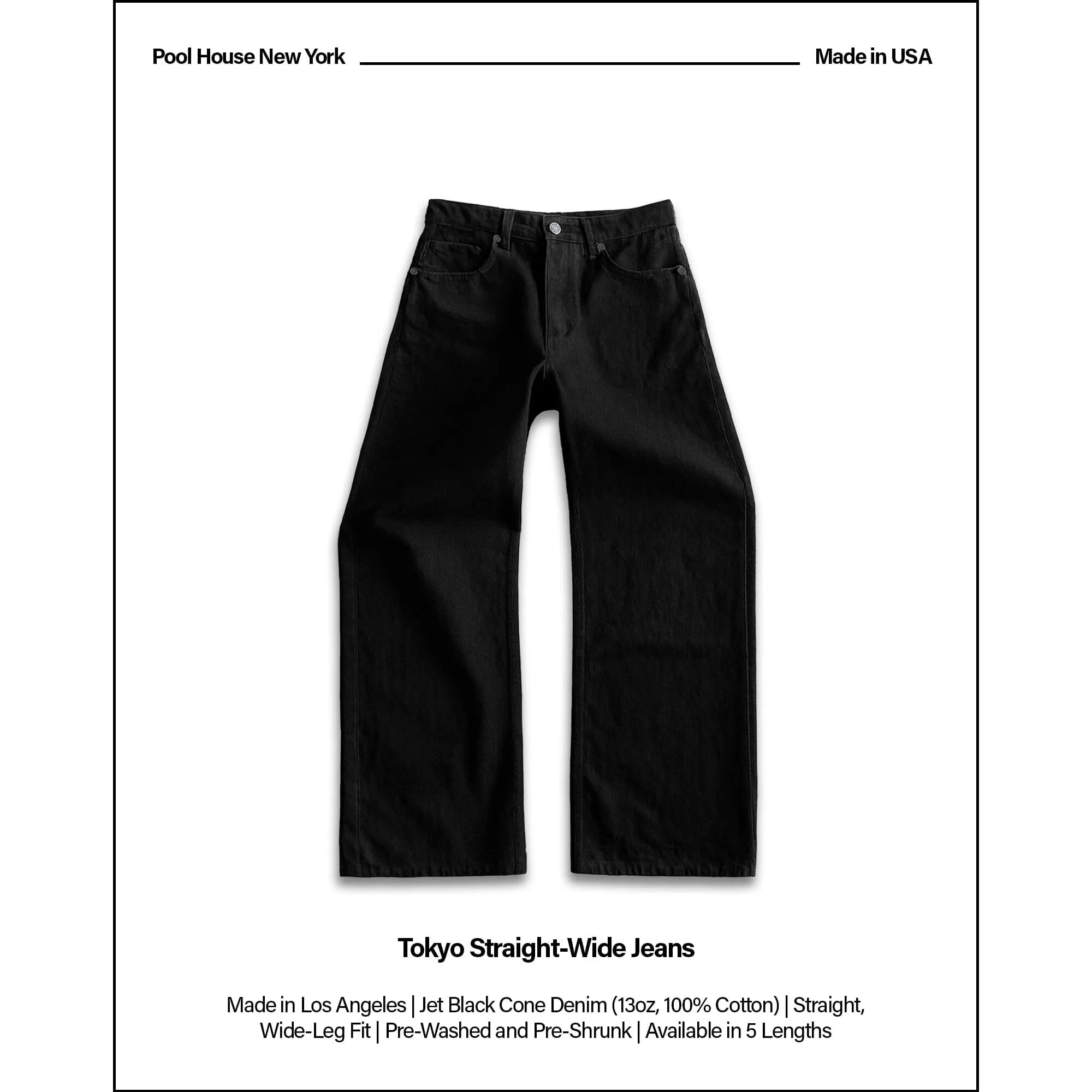 Tokyo Dad Jeans | Straight-Wide Leg sold by Poolhousenewyork product image thumbnail 2