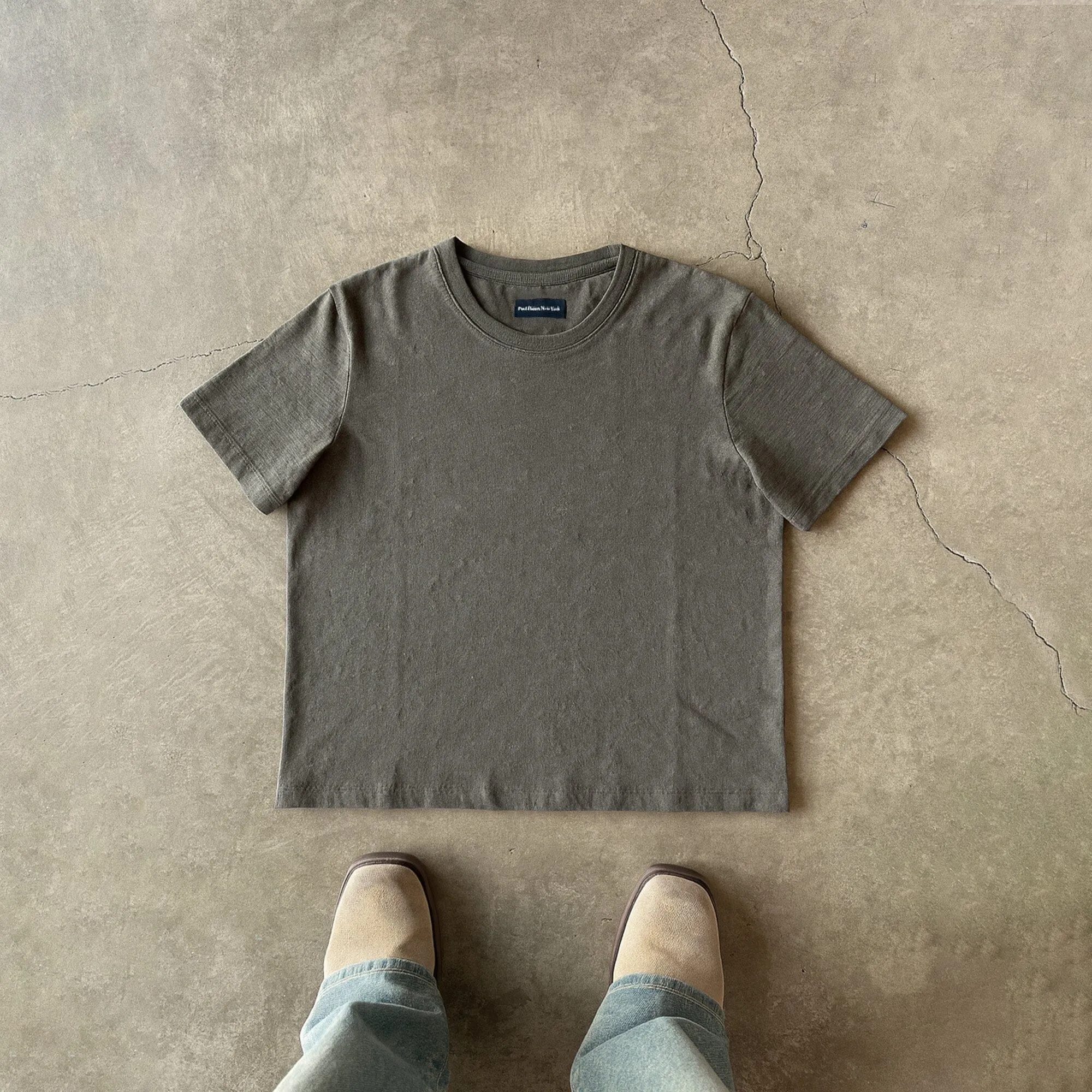 Los Feliz Crop Muscle Tee II | Slub sold by Poolhousenewyork product image thumbnail 3