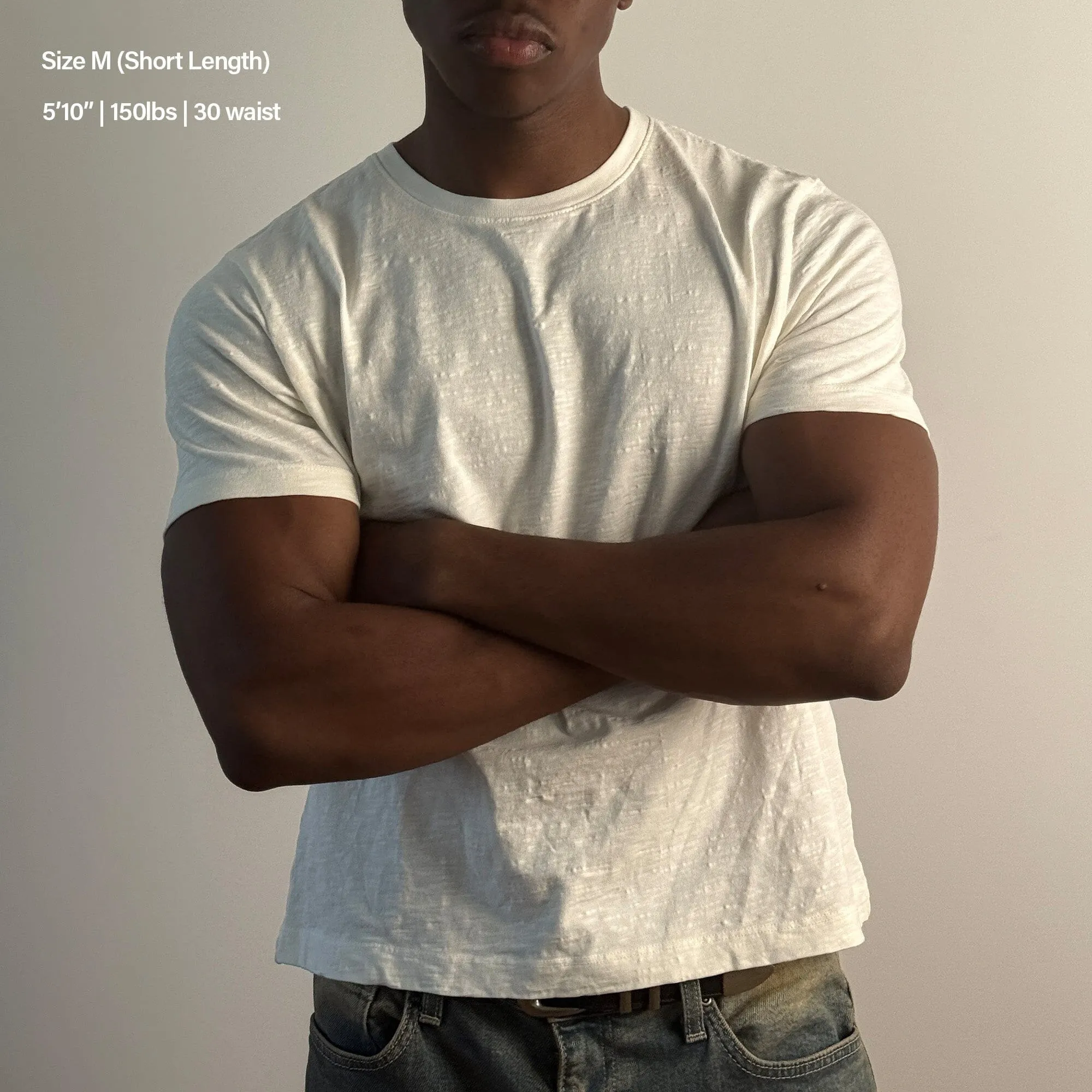 Los Feliz Crop Muscle Tee II | Slub sold by Pool House New York product image thumbnail 5