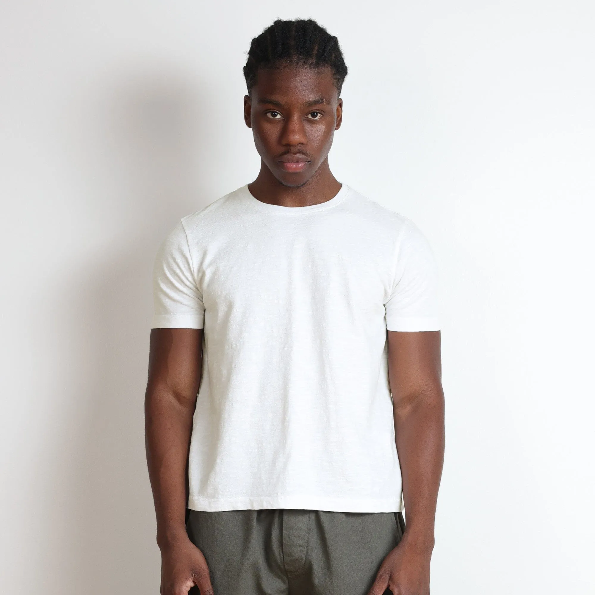 Los Feliz Crop Muscle Tee II | Slub sold by Pool House New York