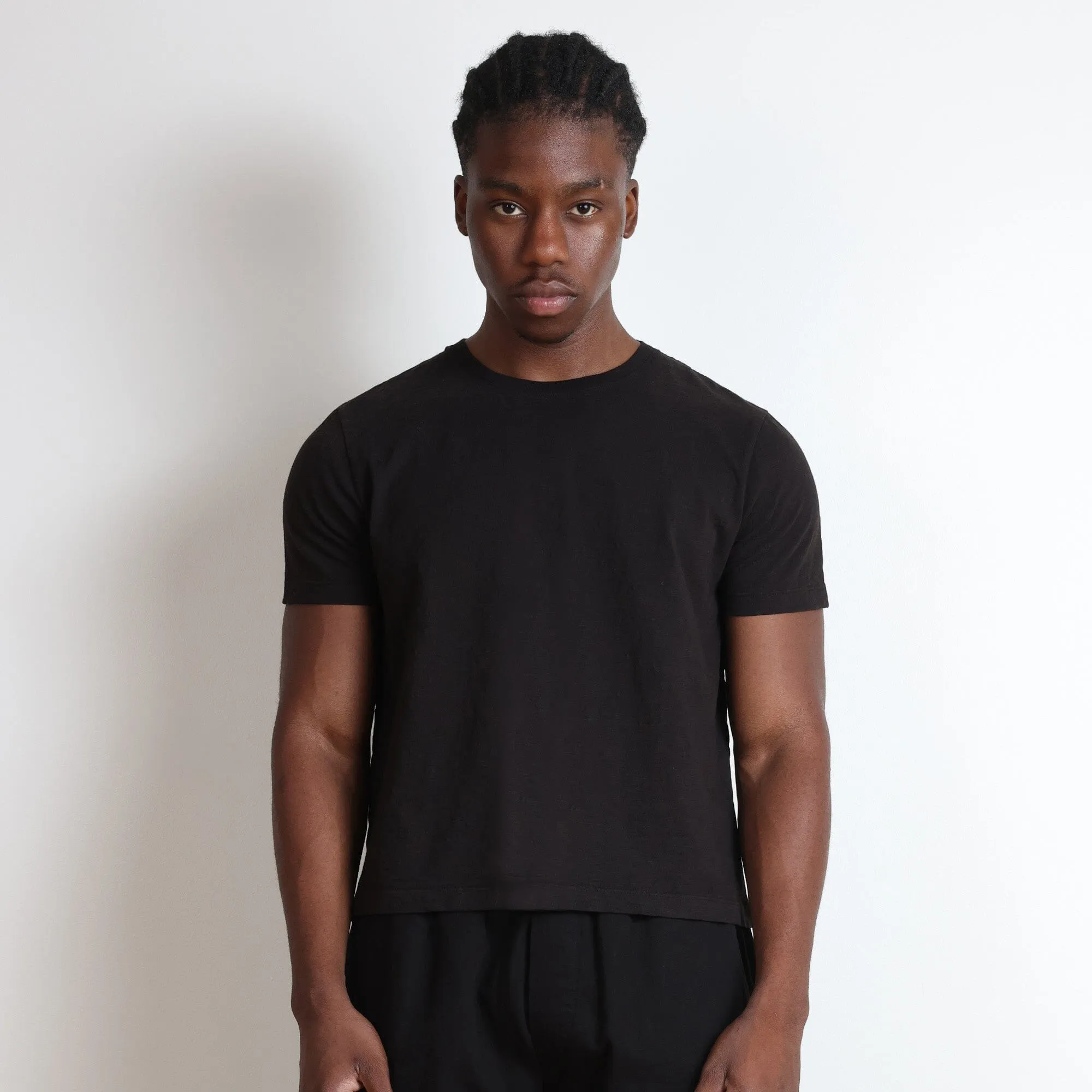 Los Feliz Crop Muscle Tee II | Slub sold by Pool House New York