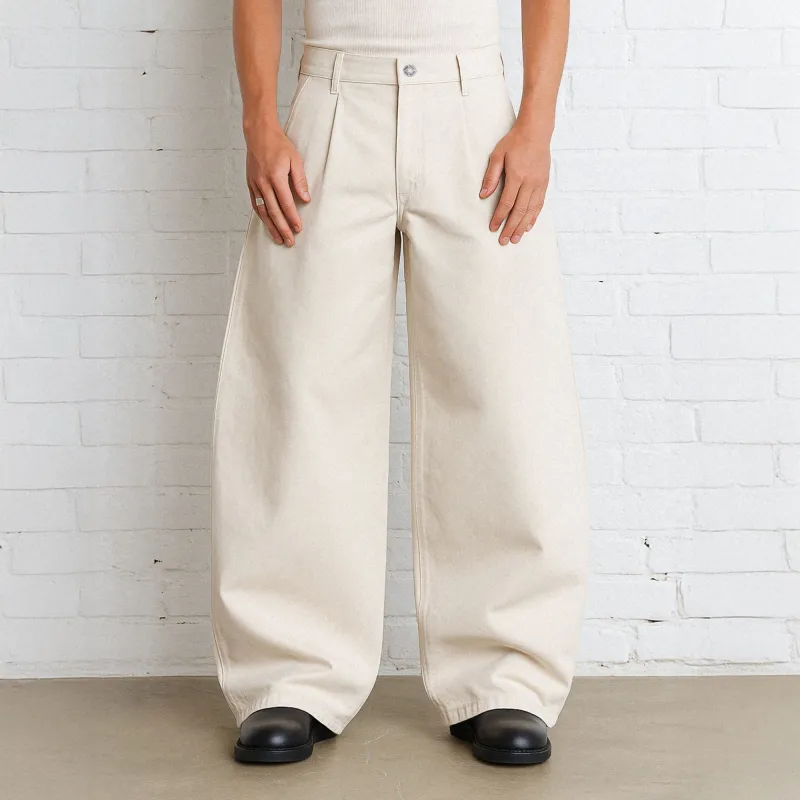 Shibuya Pleated Pants | Baggy, Wide-Leg sold by Poolhousenewyork