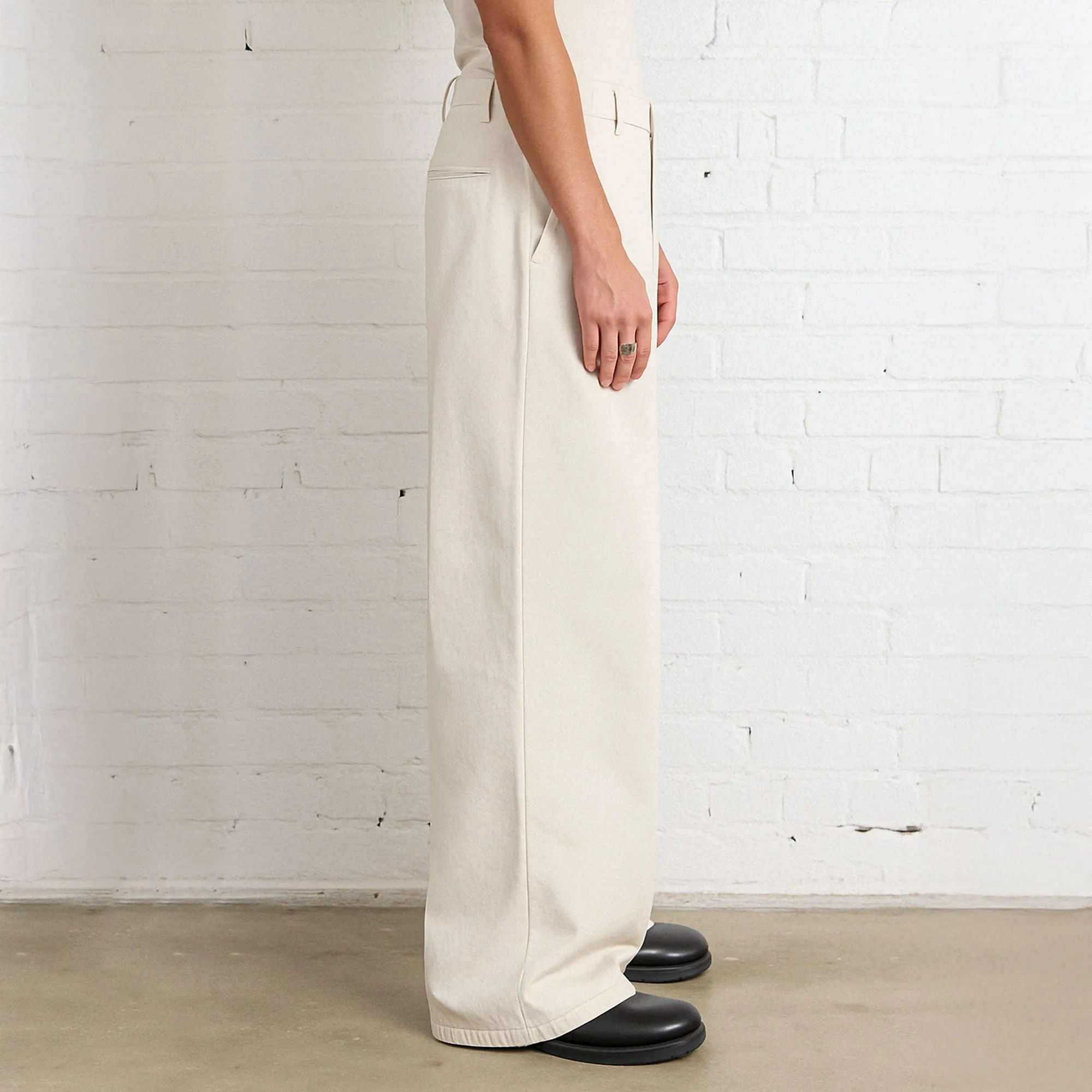 Shibuya Pleated Pants | Baggy, Wide-Leg sold by Pool House New York product image thumbnail 4