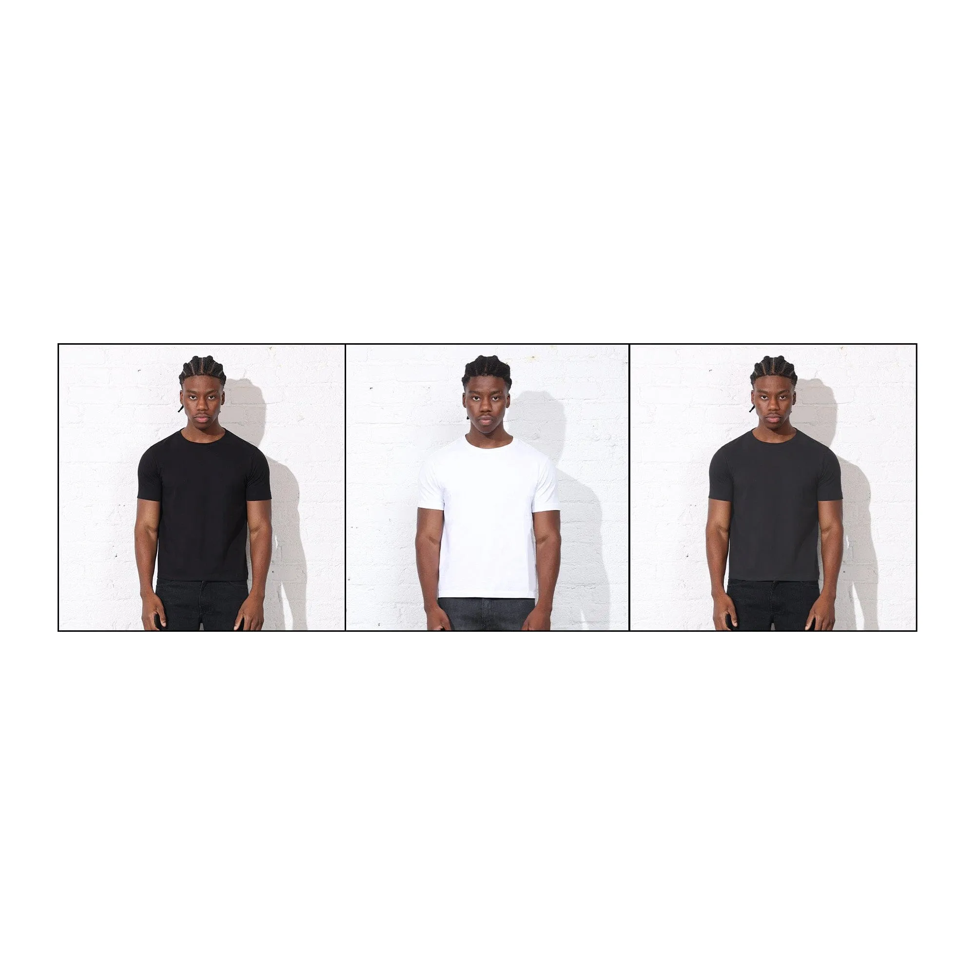 3-Pack | Los Feliz Crop Muscle Tee II sold by Poolhousenewyork