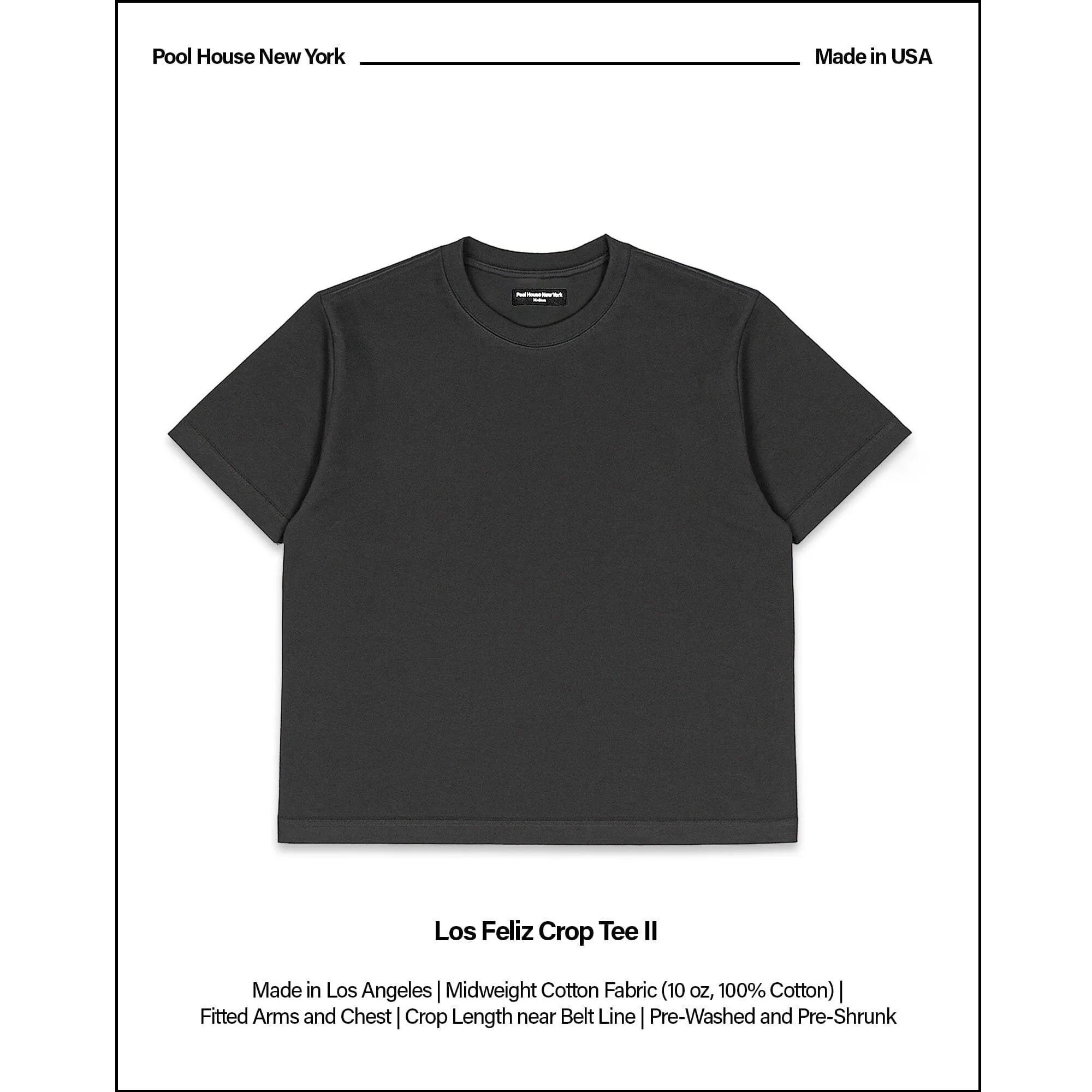 Los Feliz Crop Muscle Tee II sold by Poolhousenewyork product image thumbnail 2