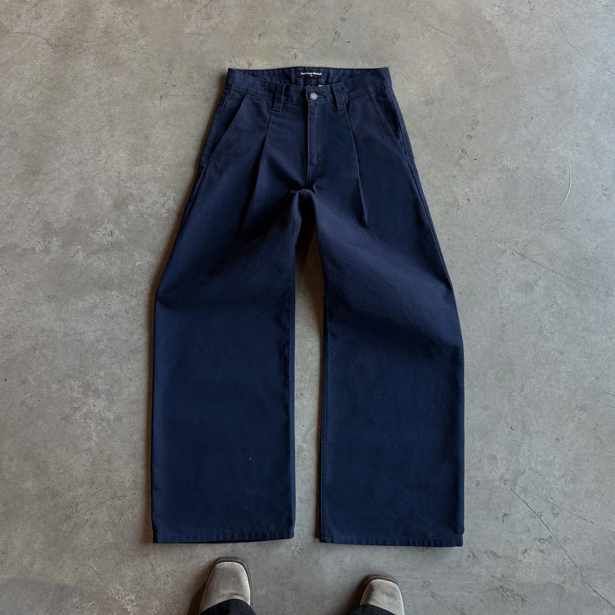 Shibuya Pleated Pants | Baggy, Wide-Leg sold by Pool House New York product image thumbnail 5