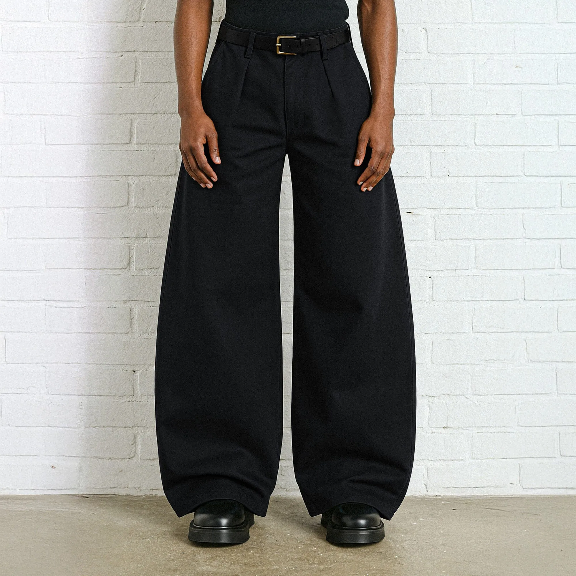Shibuya Pleated Pants | Baggy, Wide-Leg sold by Poolhousenewyork