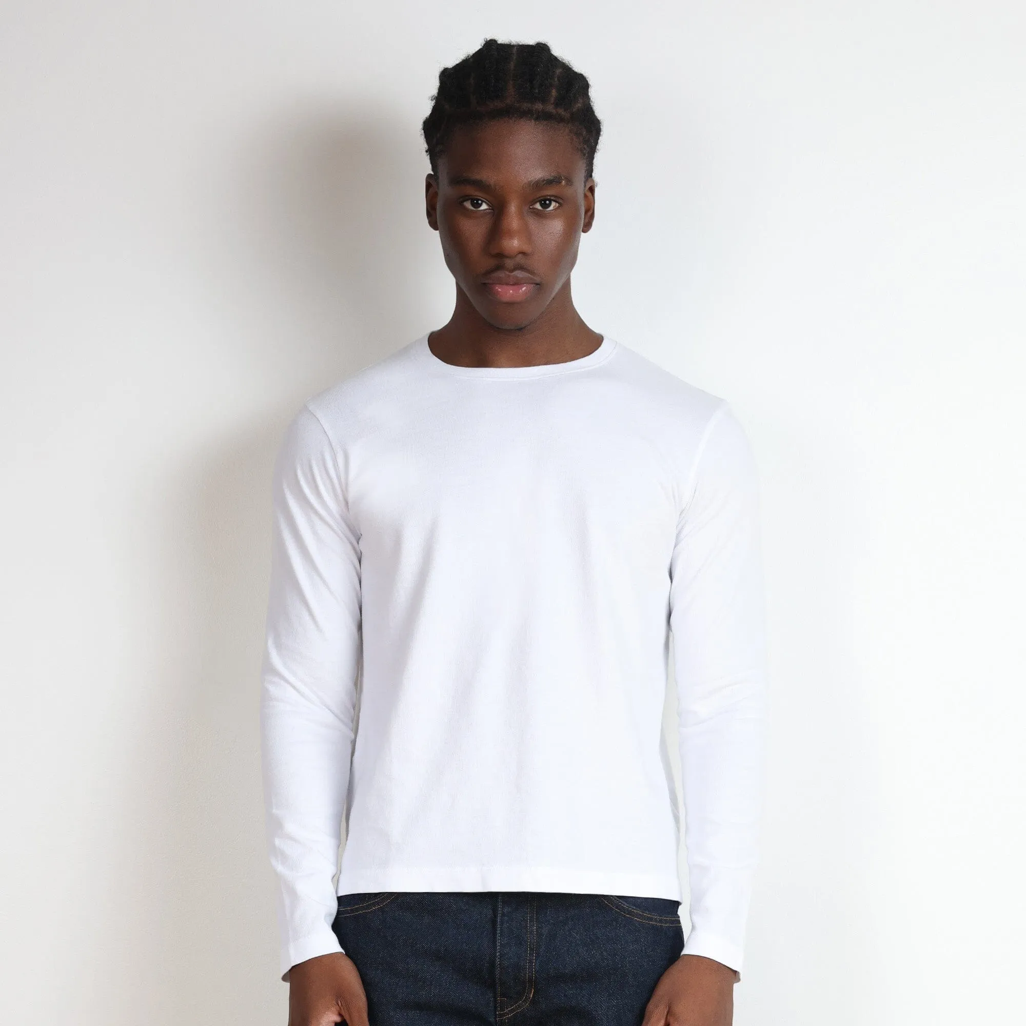 Los Feliz Crop Muscle Tee II | Long Sleeve sold by Pool House New York