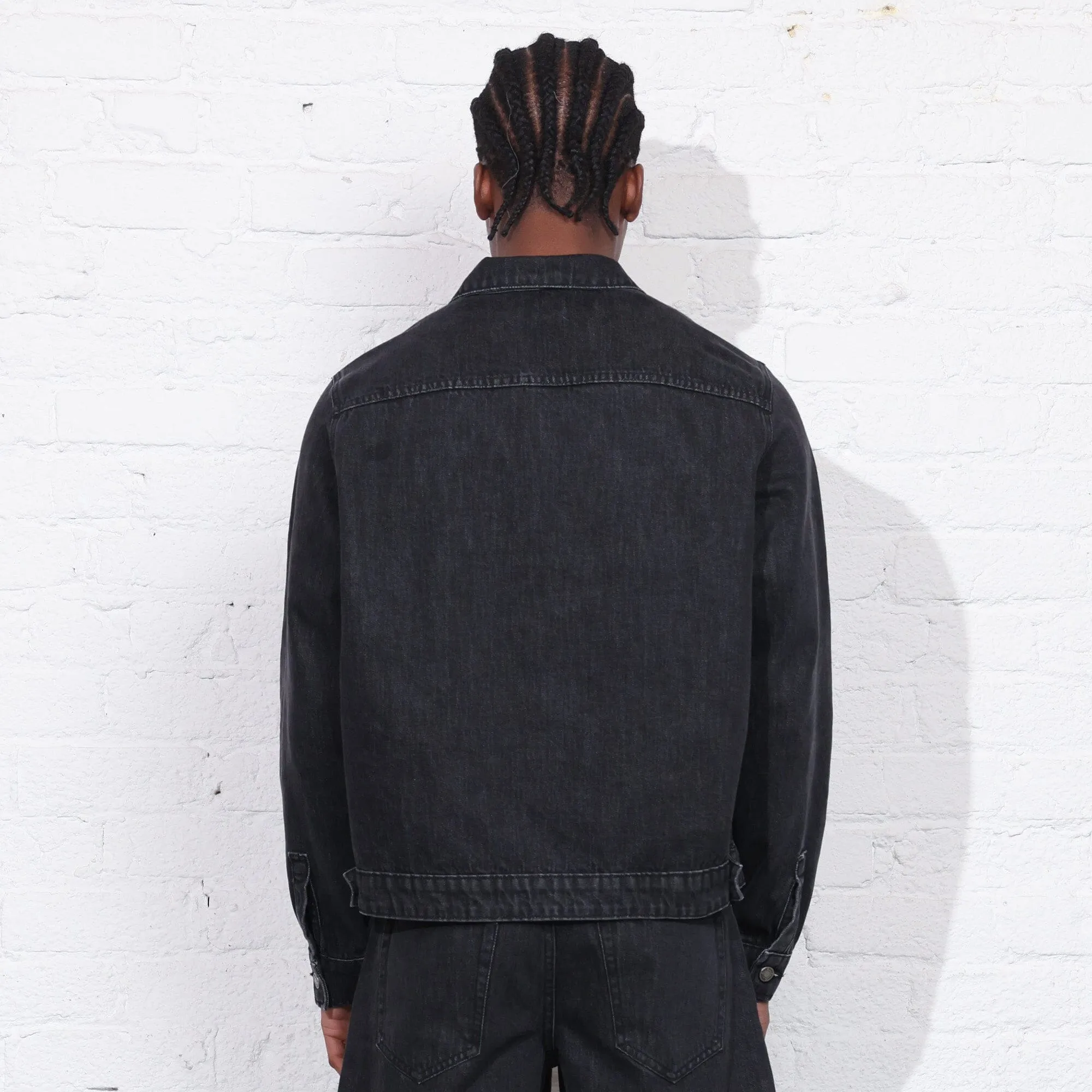 The Tokyo Crop Denim Jacket sold by Poolhousenewyork product image thumbnail 4
