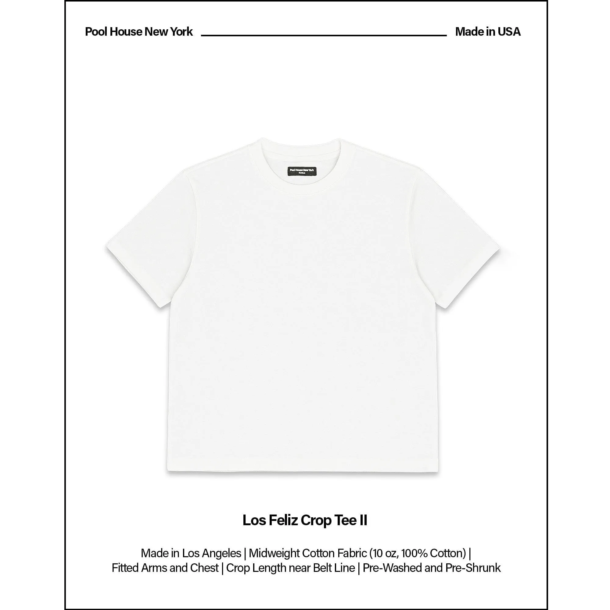 Los Feliz Crop Muscle Tee II (Natural) sold by Pool House New York product image thumbnail 2