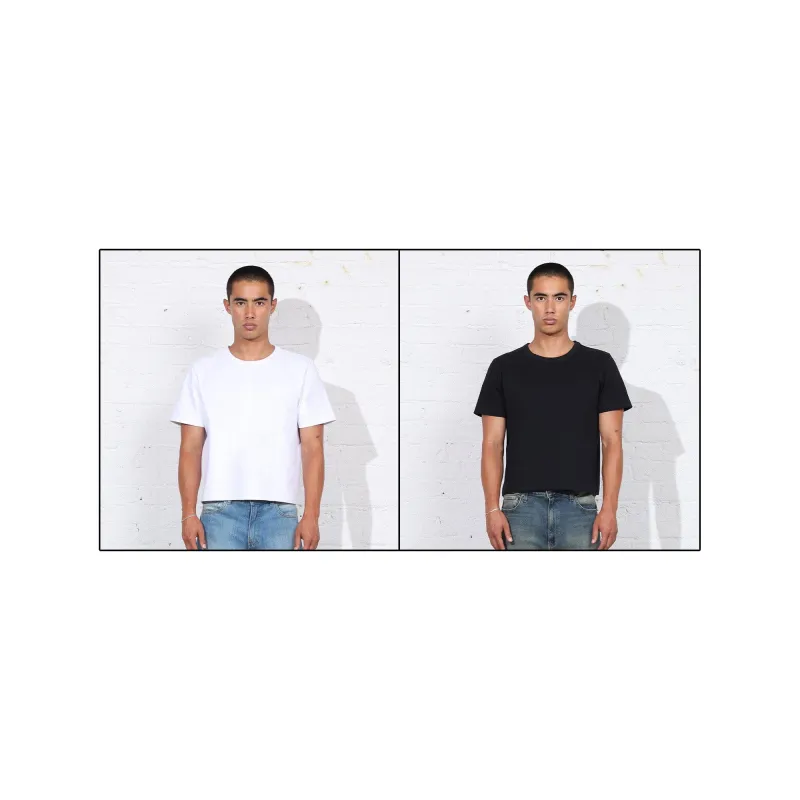 2-Pack | Larchmont Boxy Crop Tee | Heavyweight '25 sold by Pool House New York