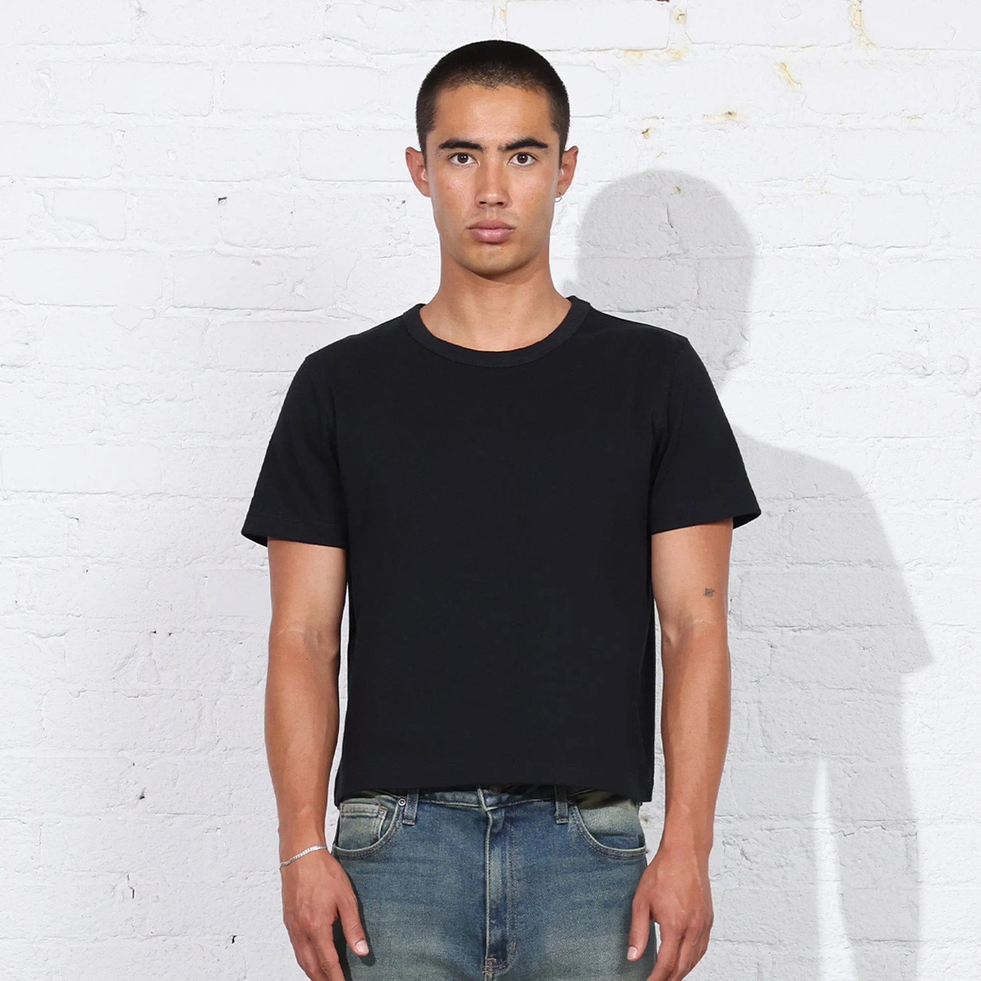 Larchmont Boxy Crop Tee | Heavyweight | 13.5oz sold by Pool House New York product image thumbnail 4