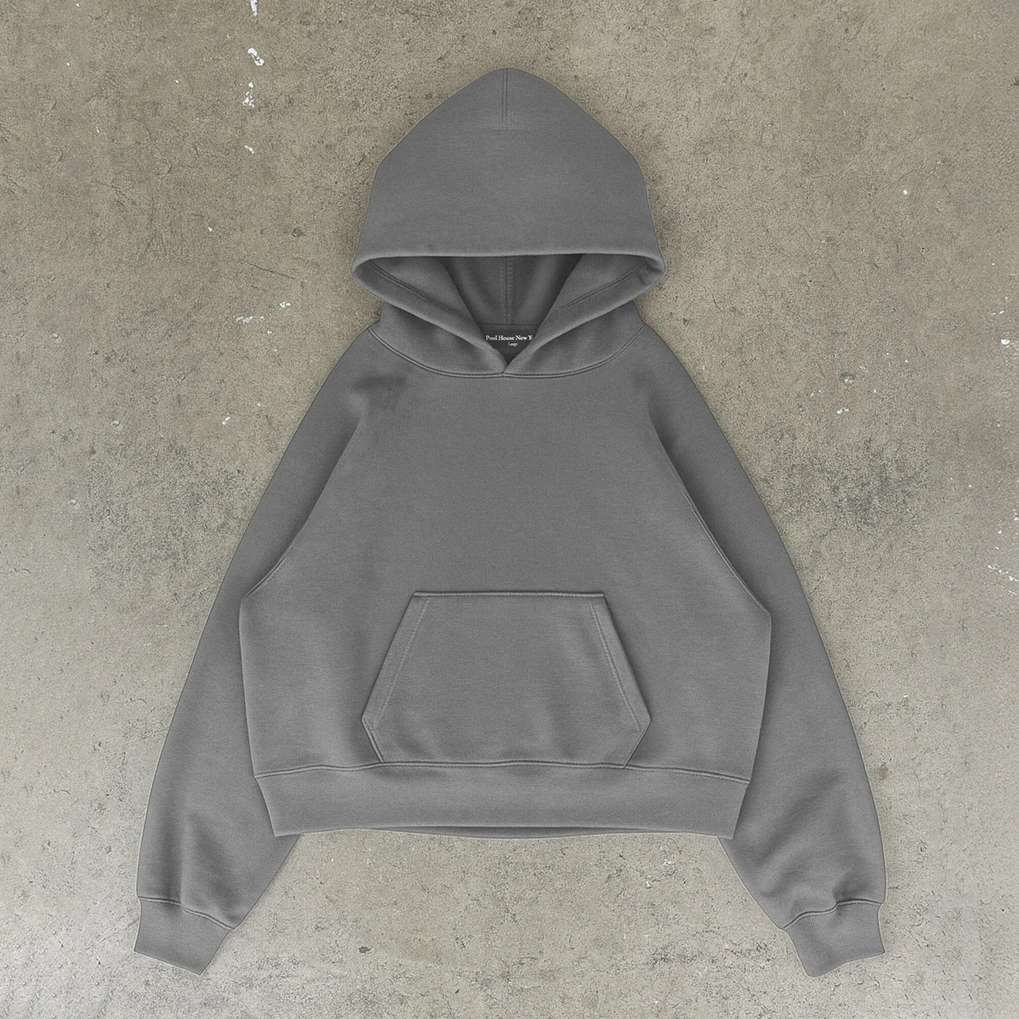 The Bowery Crop Hoodie sold by Poolhousenewyork product image thumbnail 3