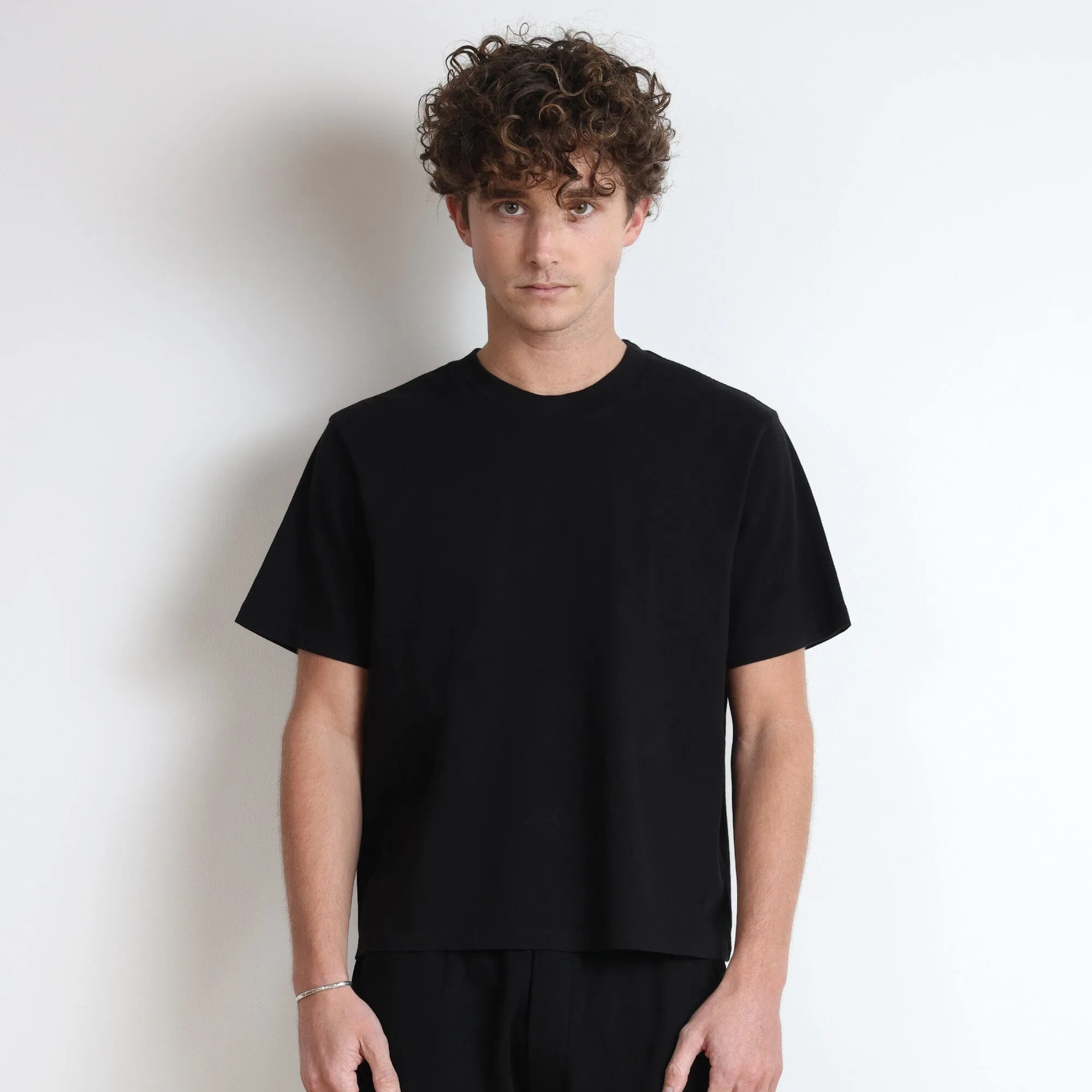 Silverlake Crop Tee III | Boxy, Relaxed Fit sold by Pool House New York