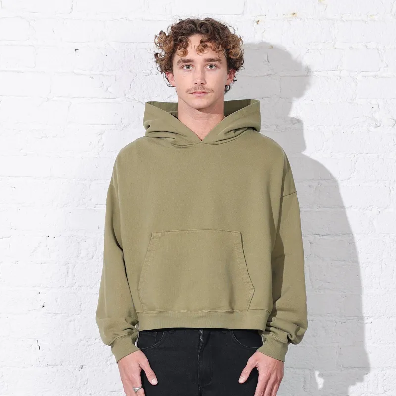 The Bowery Crop Hoodie sold by Poolhousenewyork