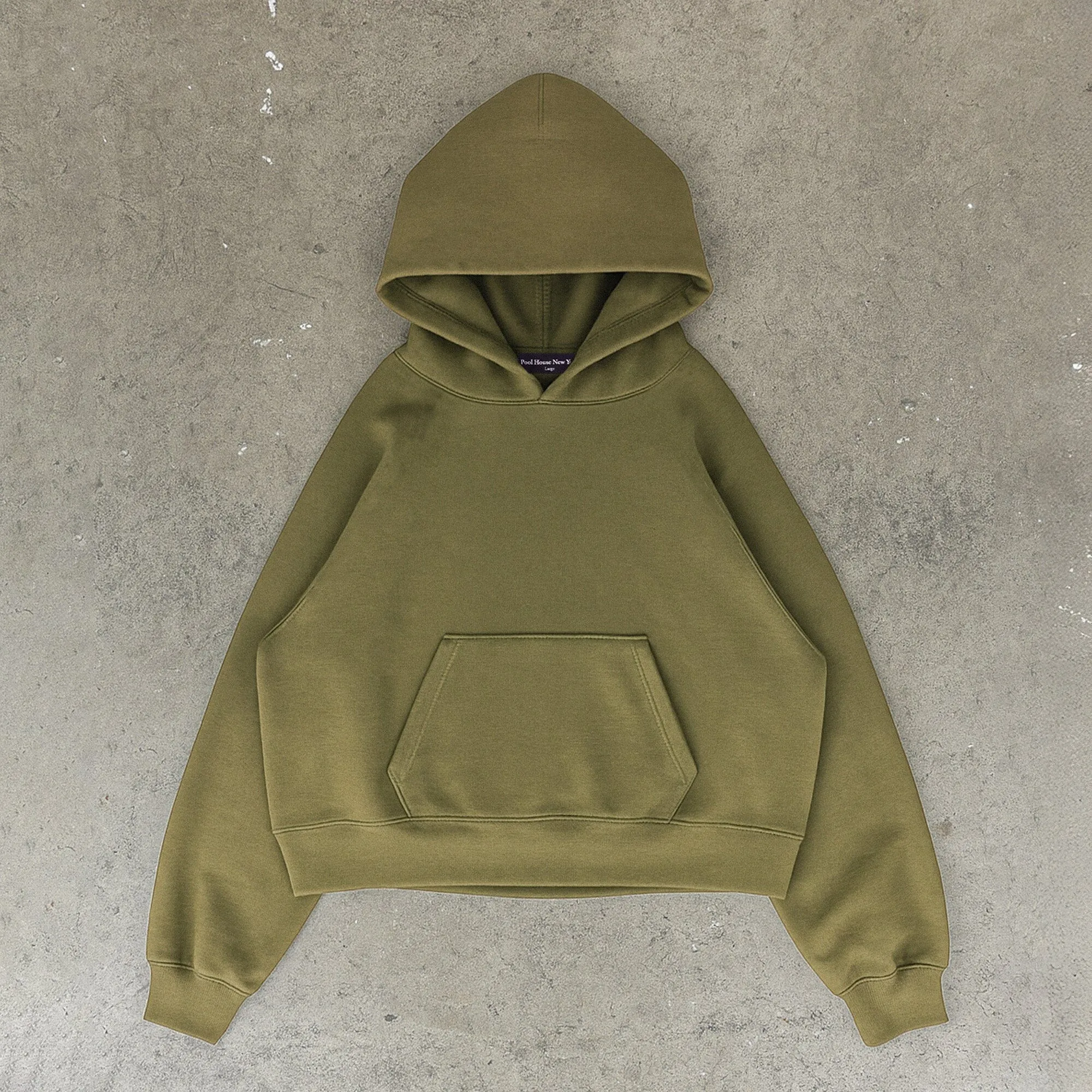 The Bowery Crop Hoodie sold by Poolhousenewyork product image thumbnail 3