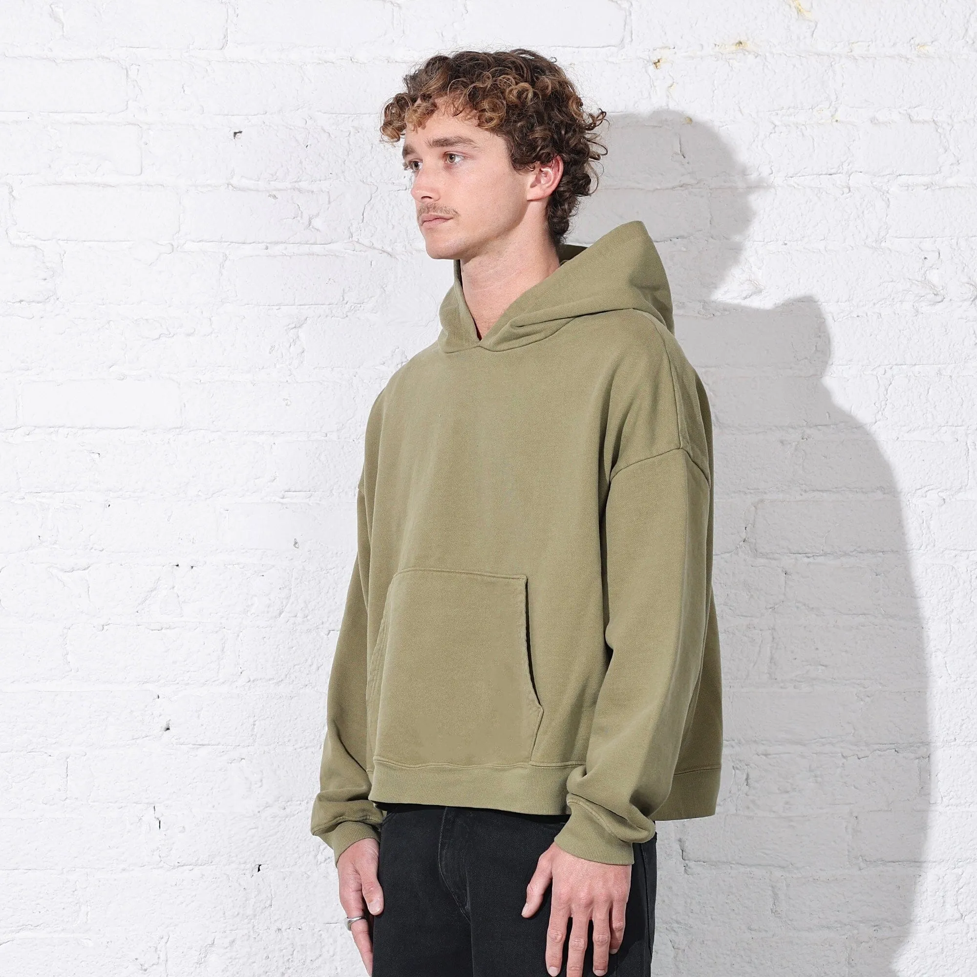 The Bowery Crop Hoodie sold by Poolhousenewyork product image thumbnail 4