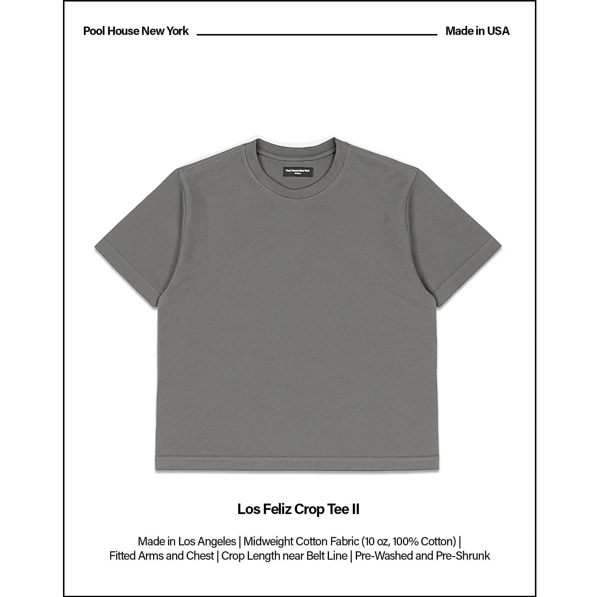 Los Feliz Crop Muscle Tee II sold by Poolhousenewyork product image thumbnail 2