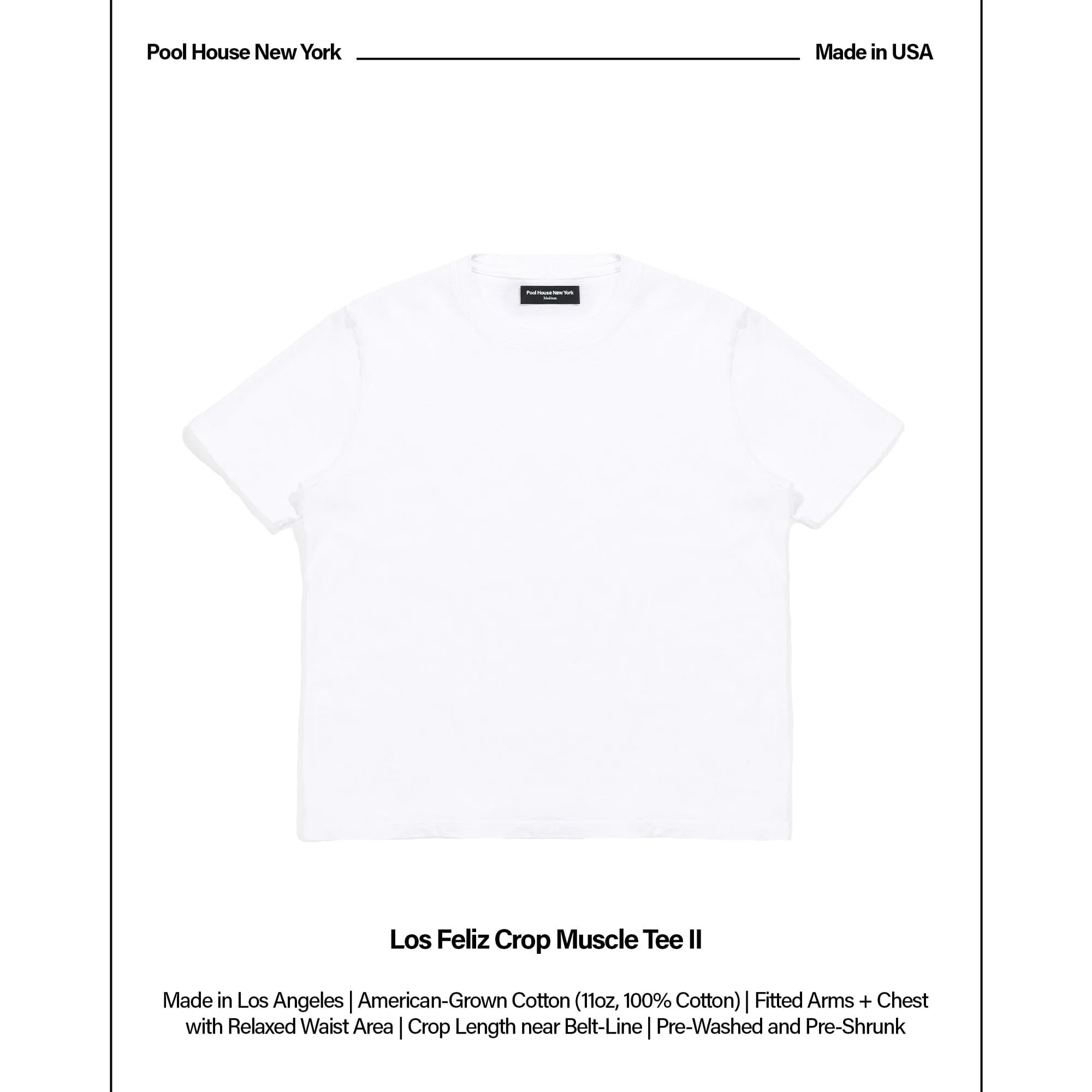 2-Pack | Los Feliz Crop Muscle Tee II sold by Poolhousenewyork product image thumbnail 3