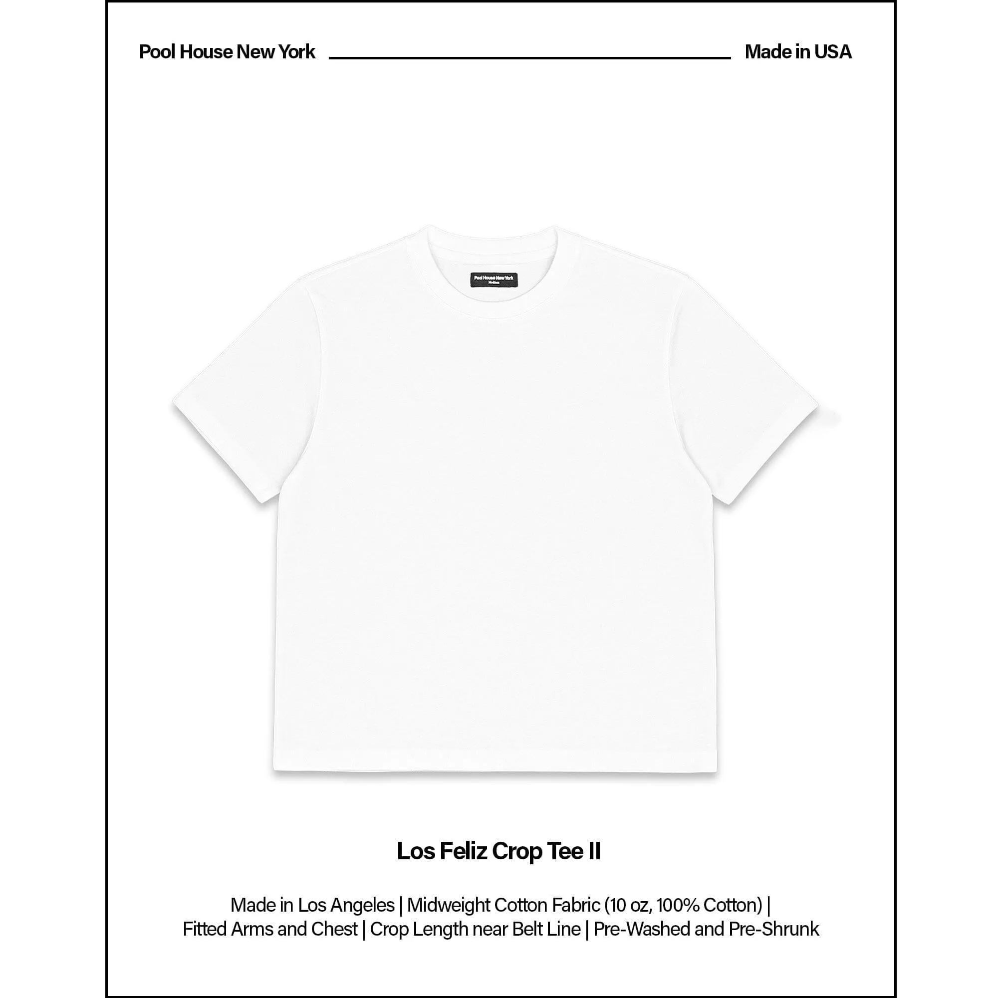 Los Feliz Crop Muscle Tee II sold by Poolhousenewyork product image thumbnail 2