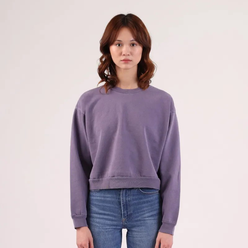 The Nolita Crop Crewneck sold by Poolhousenewyork