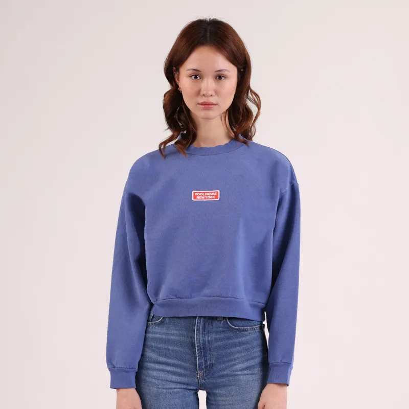 The Nolita Crop Crewneck sold by Poolhousenewyork