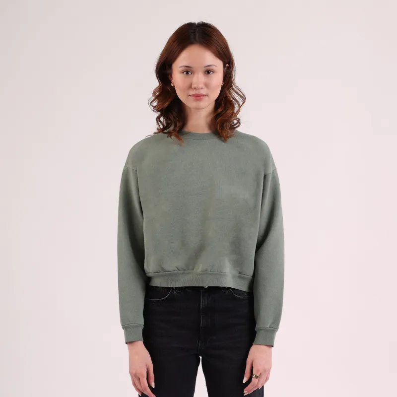 The Nolita Crop Crewneck sold by Poolhousenewyork