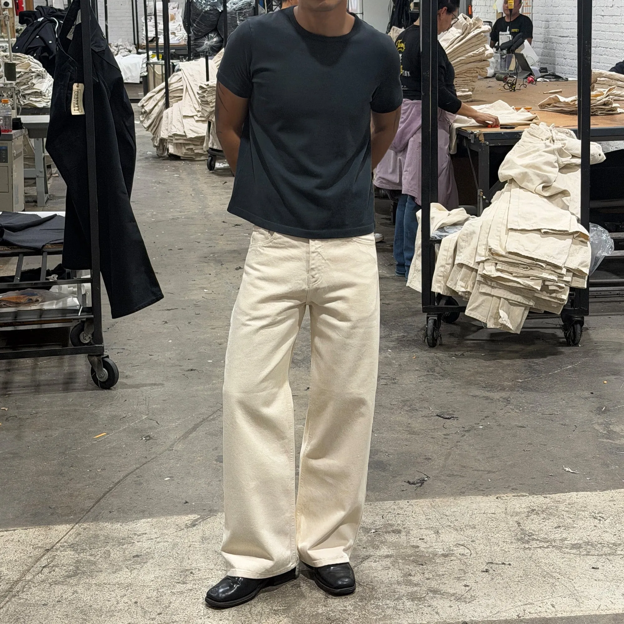 Tokyo Dad Jeans | Straight-Wide Leg sold by Pool House New York product image thumbnail 4
