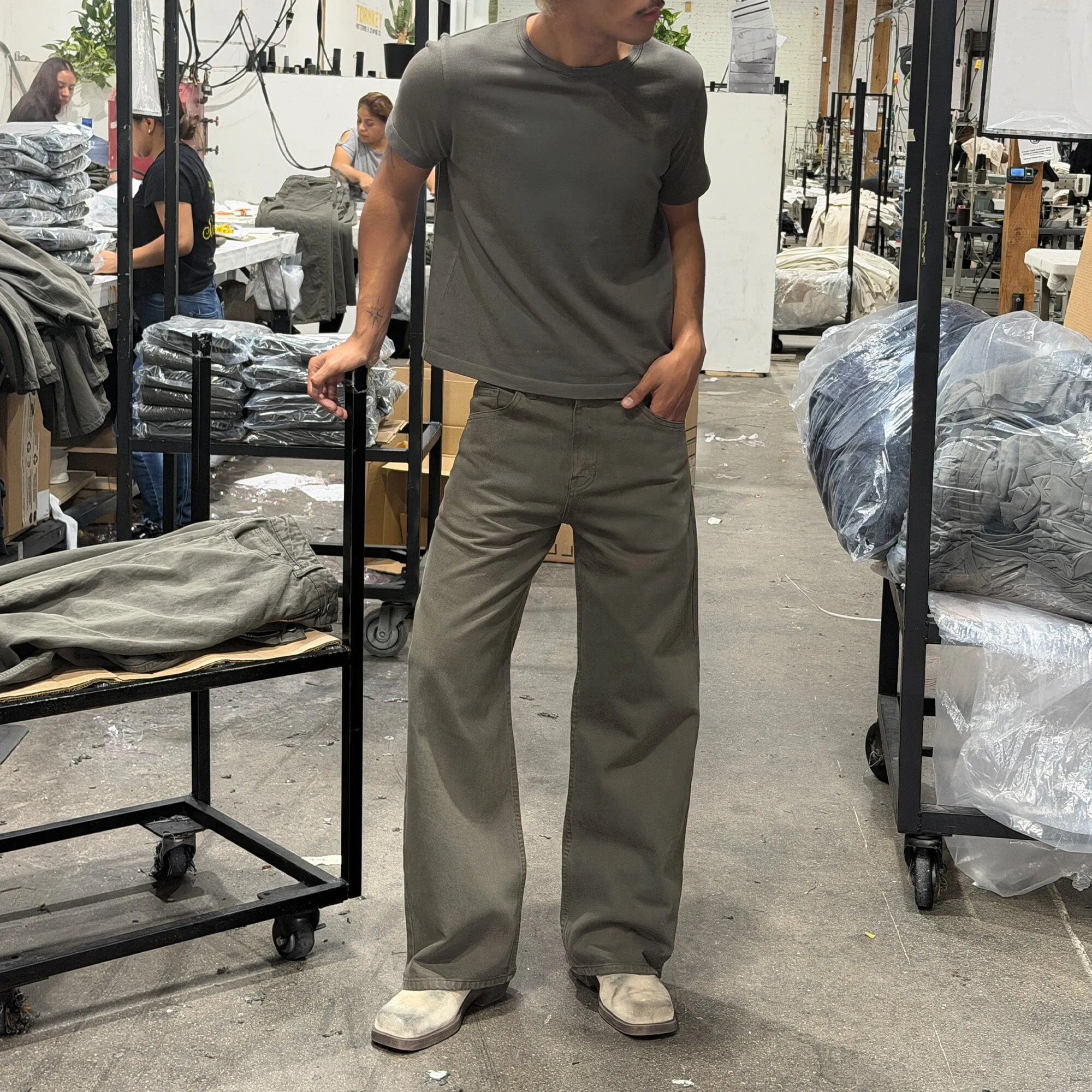 Tokyo Dad Jeans | Straight-Wide Leg sold by Pool House New York product image thumbnail 4