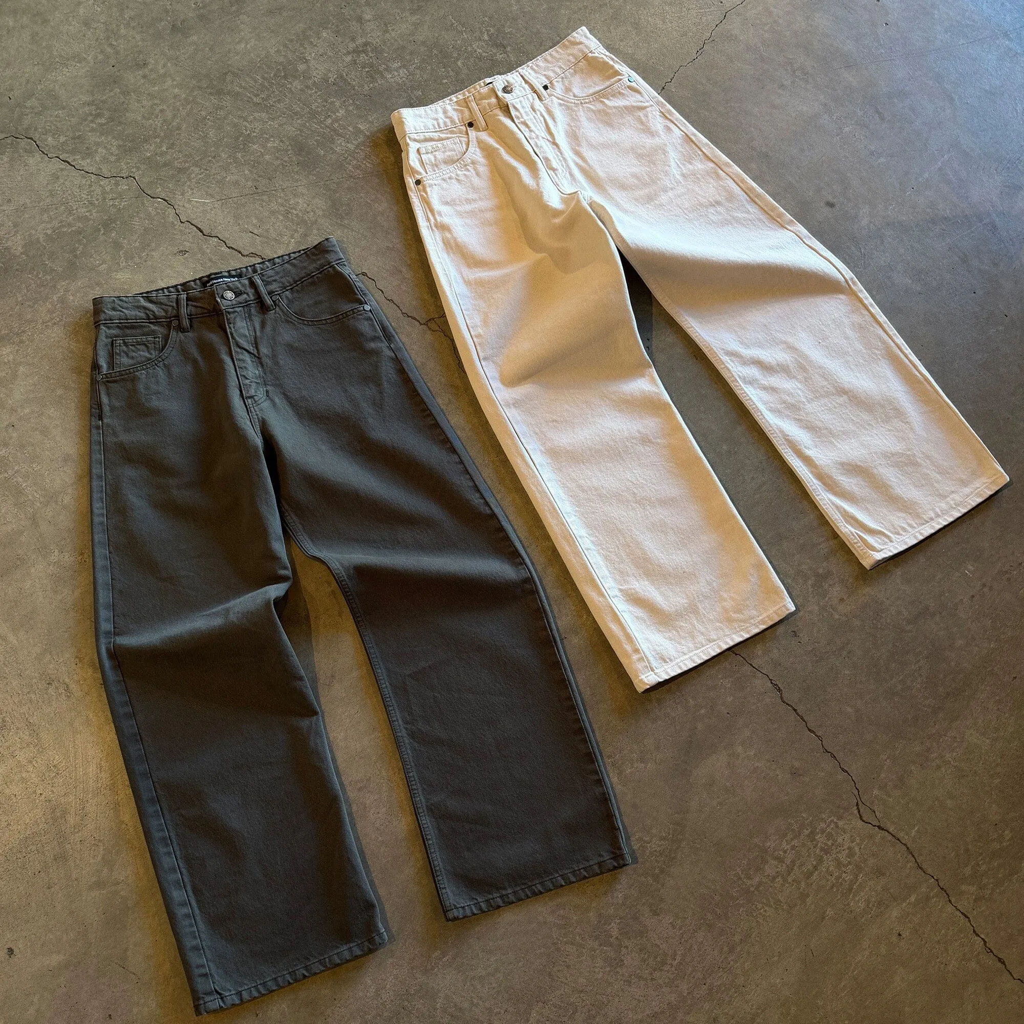 Tokyo Dad Jeans | Straight-Wide Leg sold by Pool House New York product image thumbnail 5