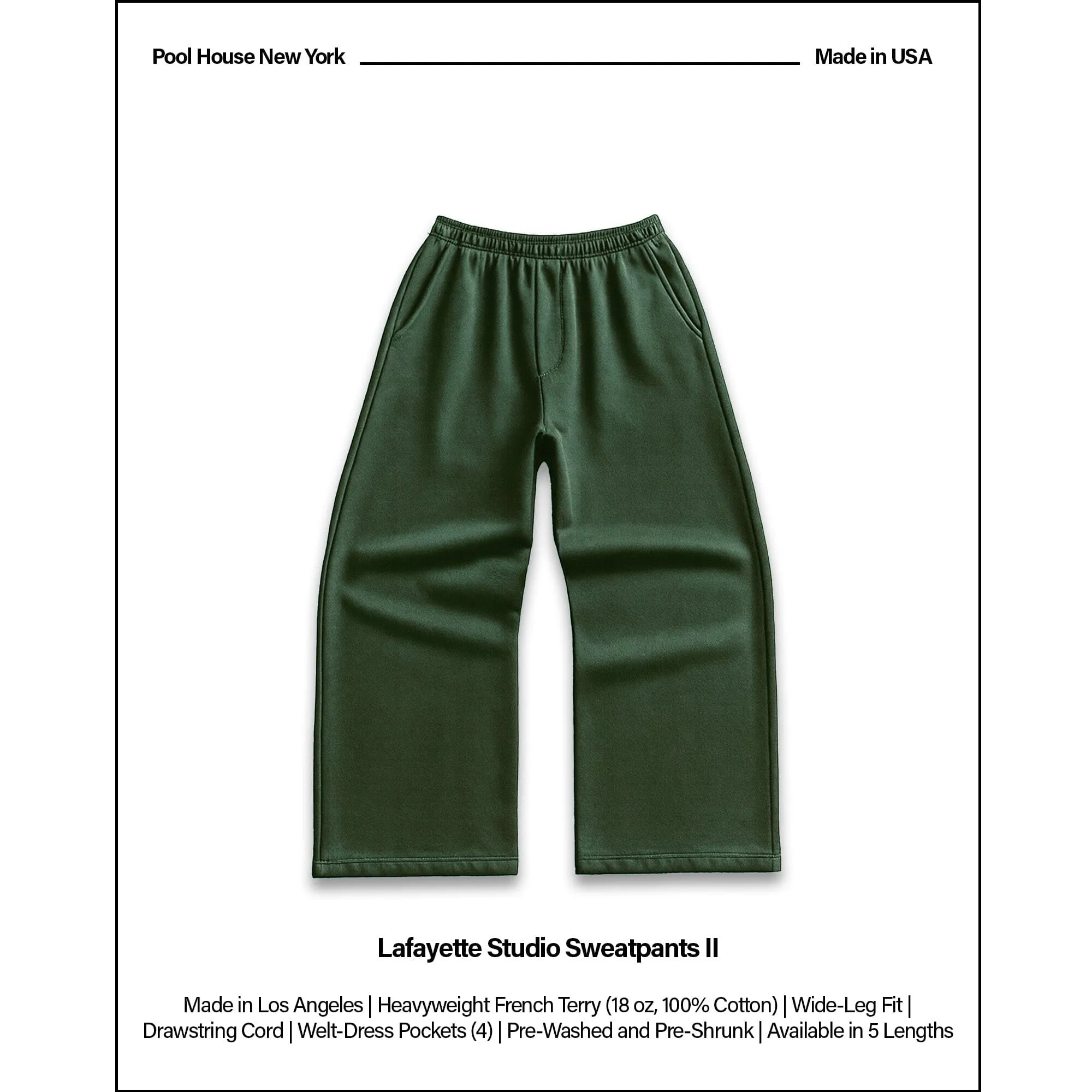 Lafayette Studio Pants II (Sweats) sold by Pool House New York product image thumbnail 2