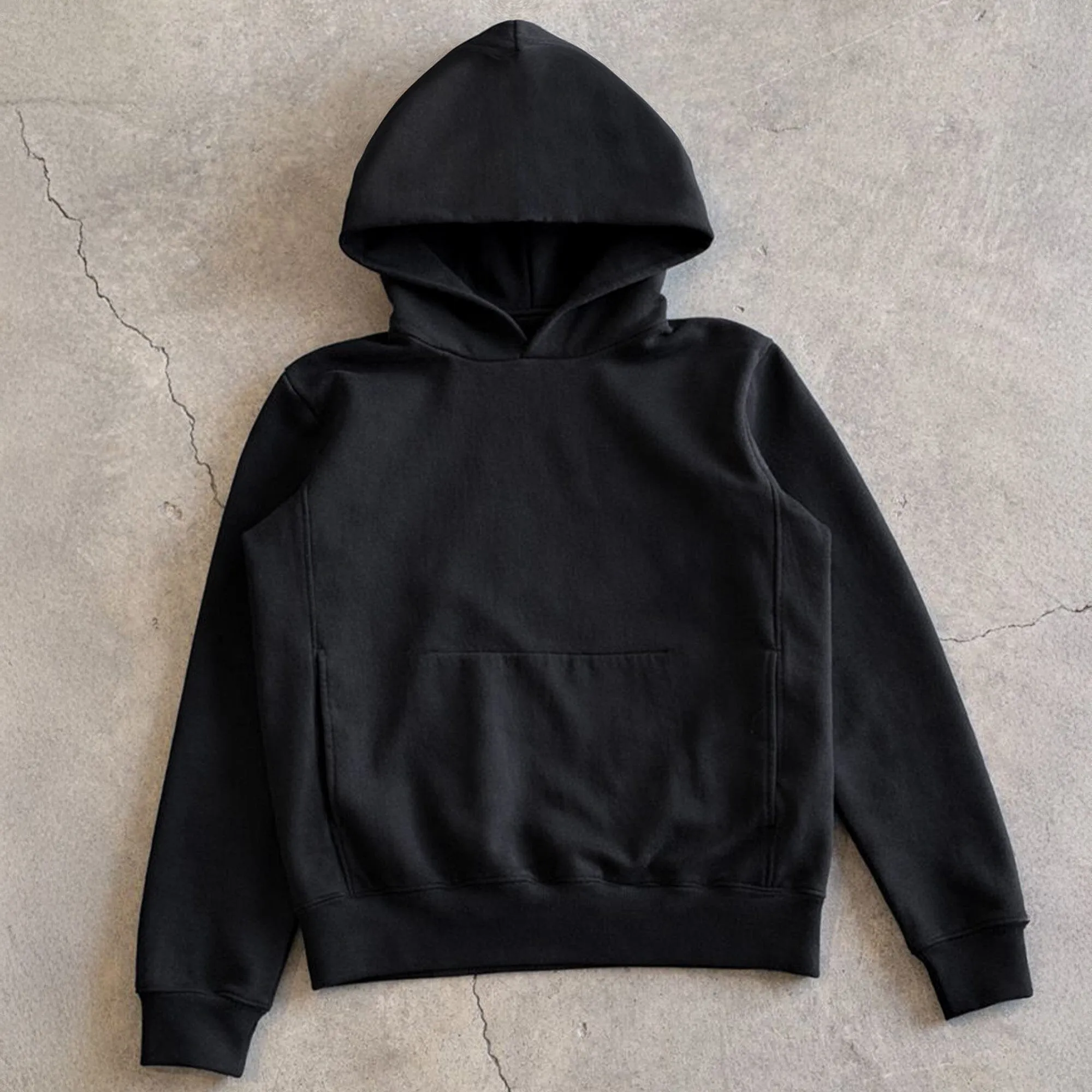 Los Feliz Crop Muscle Hoodie | Fitted sold by Pool House New York product image thumbnail 4