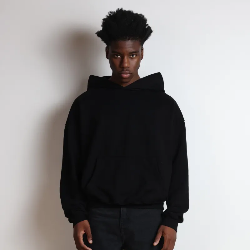 Bleecker Cinched Crop Hoodie | Relaxed, Drop-Shoulder sold by Pool House New York