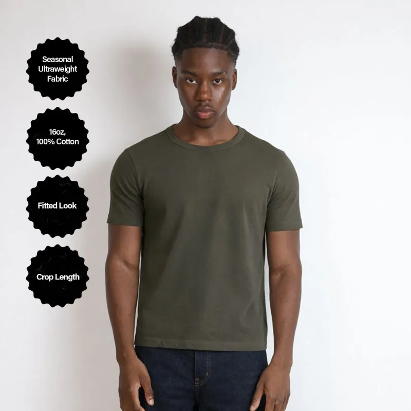 Los Feliz Crop Muscle Tee II | Ultraweight | 16oz sold by Pool House New York