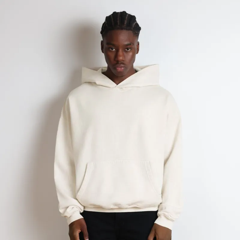 Bleecker Cinched Crop Hoodie | Relaxed, Drop-Shoulder sold by Pool House New York