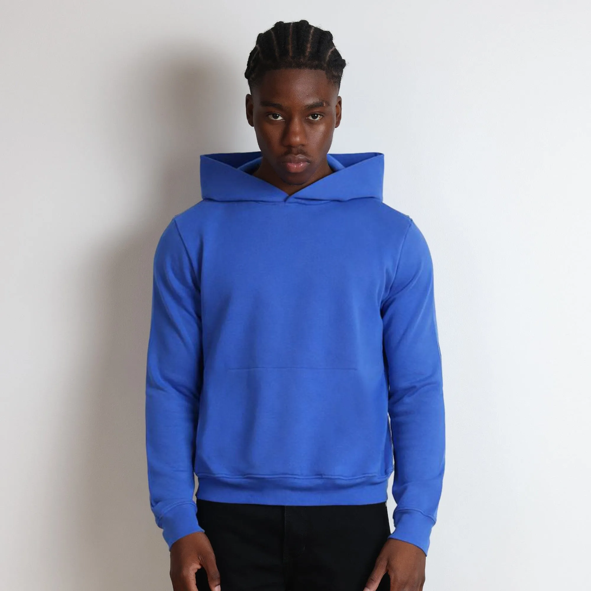 Los Feliz Crop Muscle Hoodie | Fitted sold by Pool House New York
